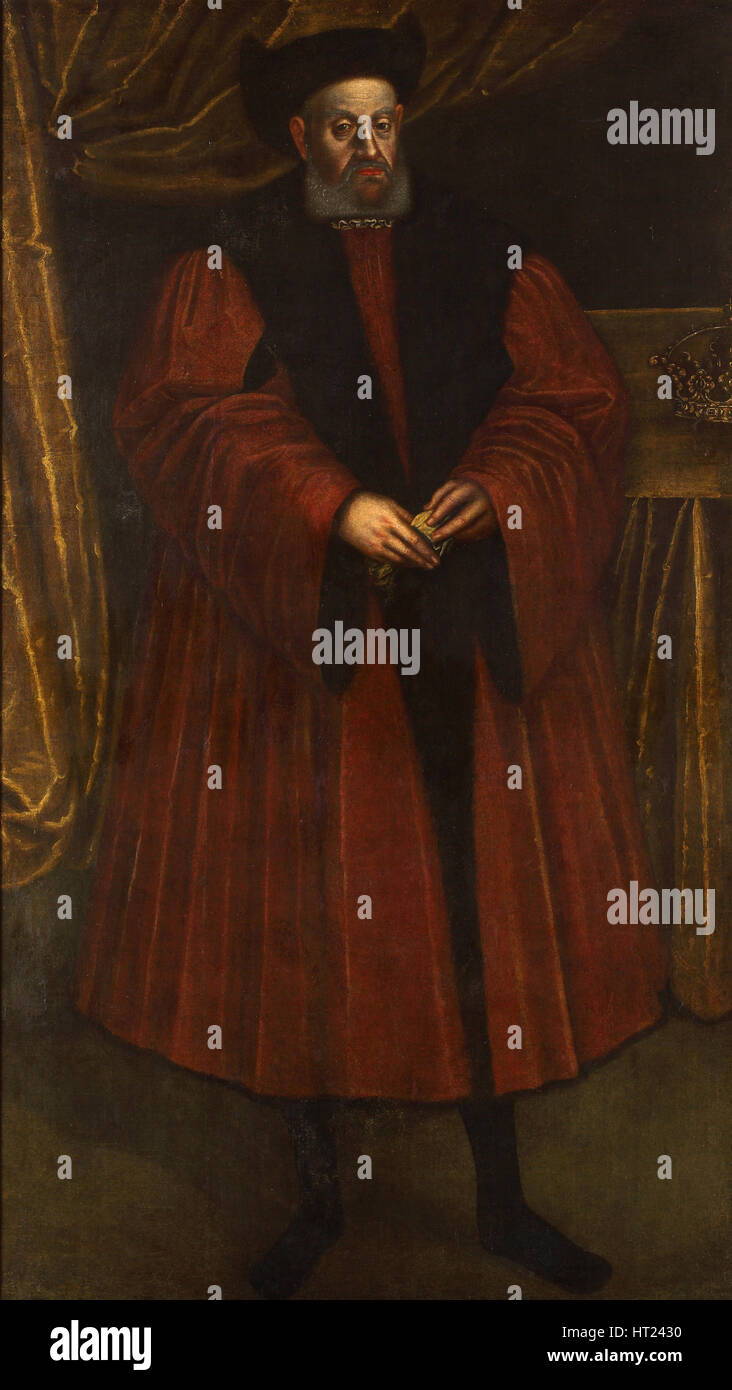 Portrait de Sigismond de Pologne (1467-1548), 17e siècle. Artiste : Anonyme Banque D'Images