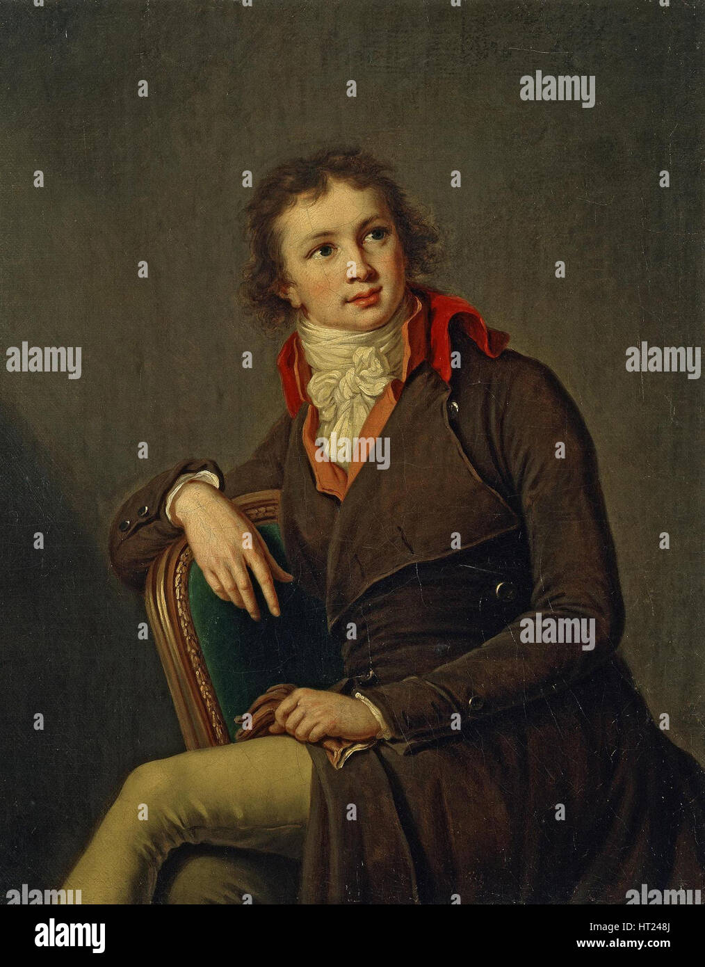 Portrait du Comte Pavel Alexandrovitch Stroganov (1774-1817), années 1790. Artiste : Marie Louise Elisabeth Vigée-Lebrun, (1755-1842) Banque D'Images