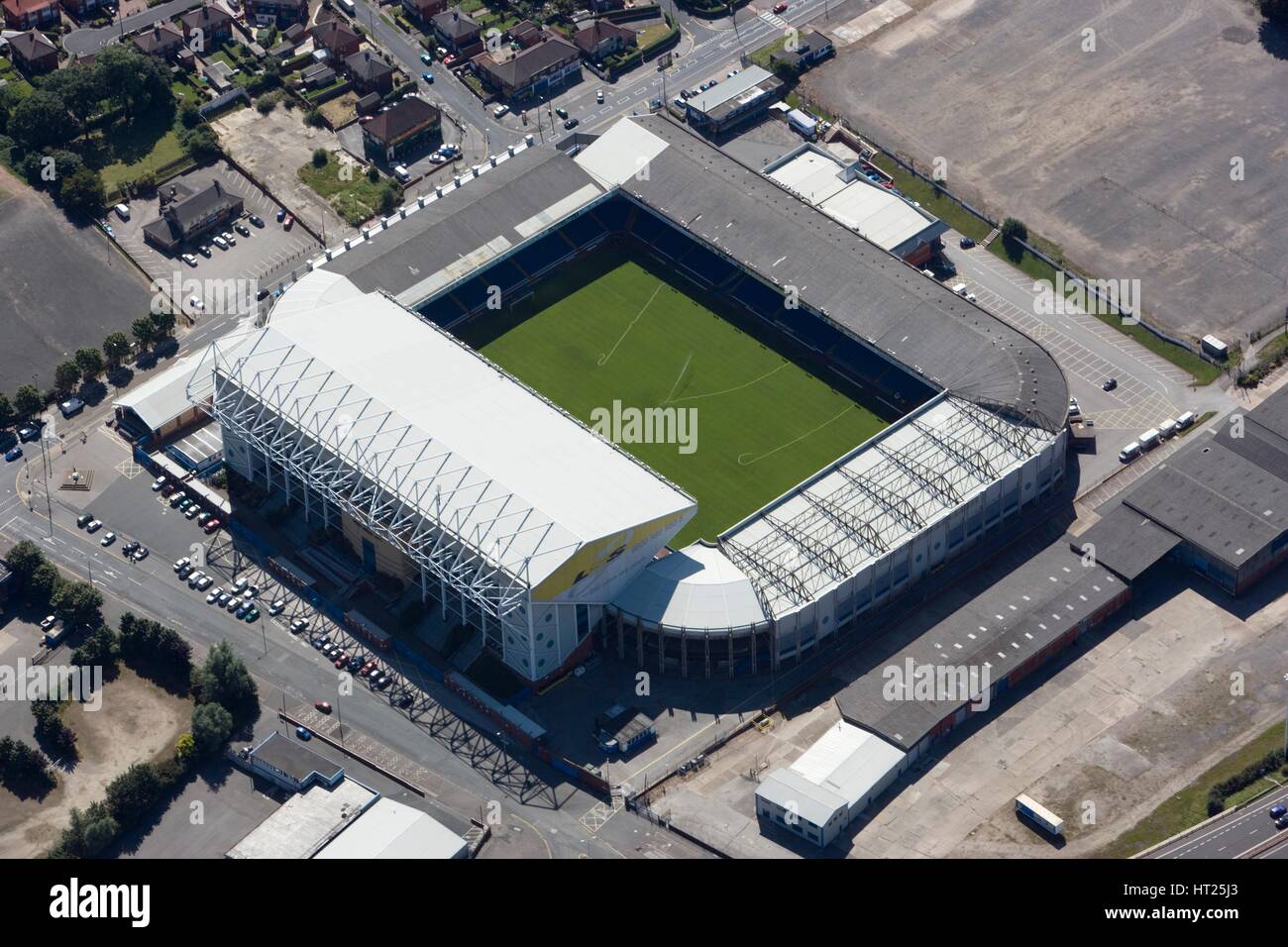 Elland Road Stadium, Leeds, West Yorkshire, 2007. Historique : L'artiste photographe personnel de l'Angleterre. Banque D'Images