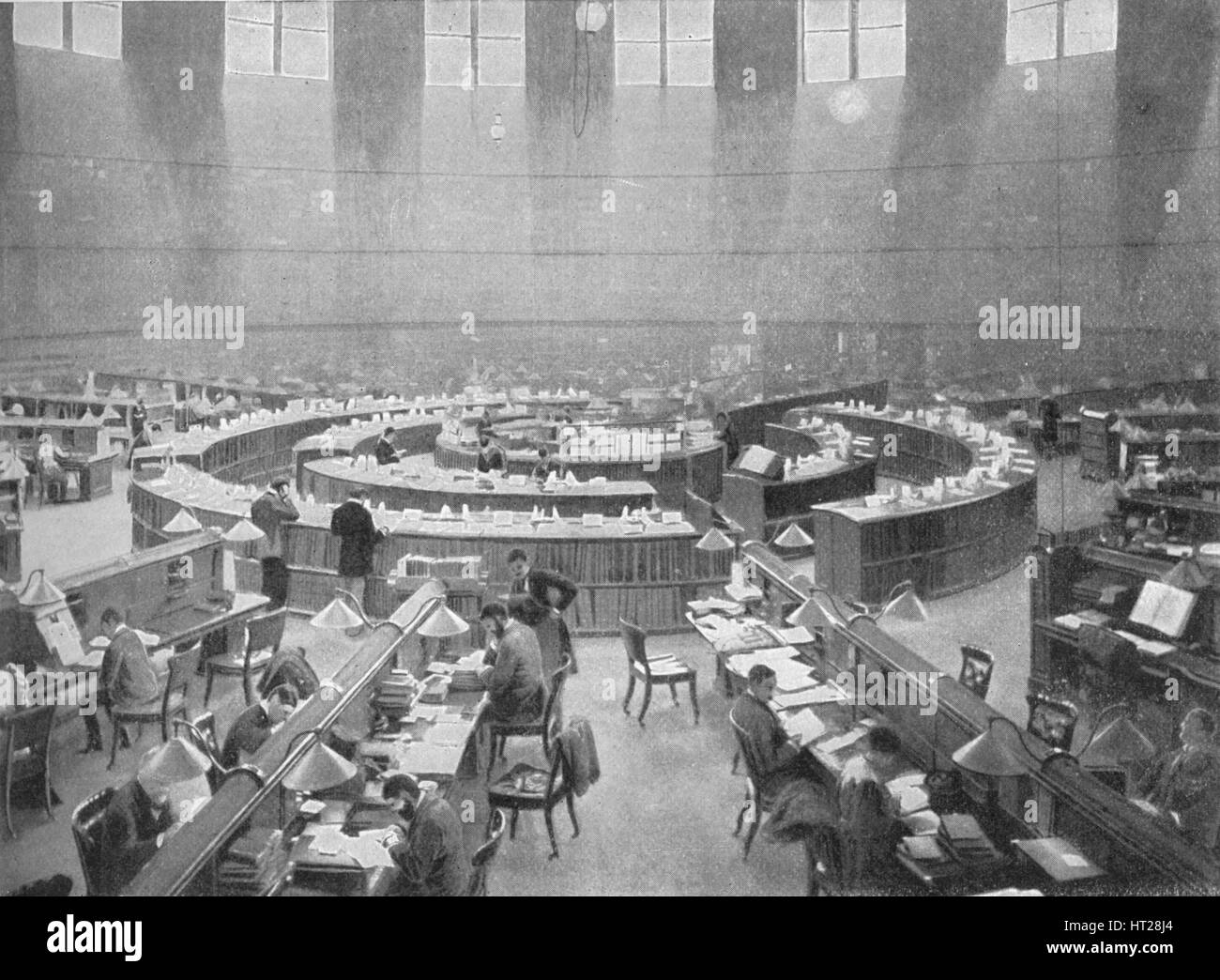 La salle de lecture du British Museum, Londres, c1903 (1903). Artiste : Inconnu. Banque D'Images