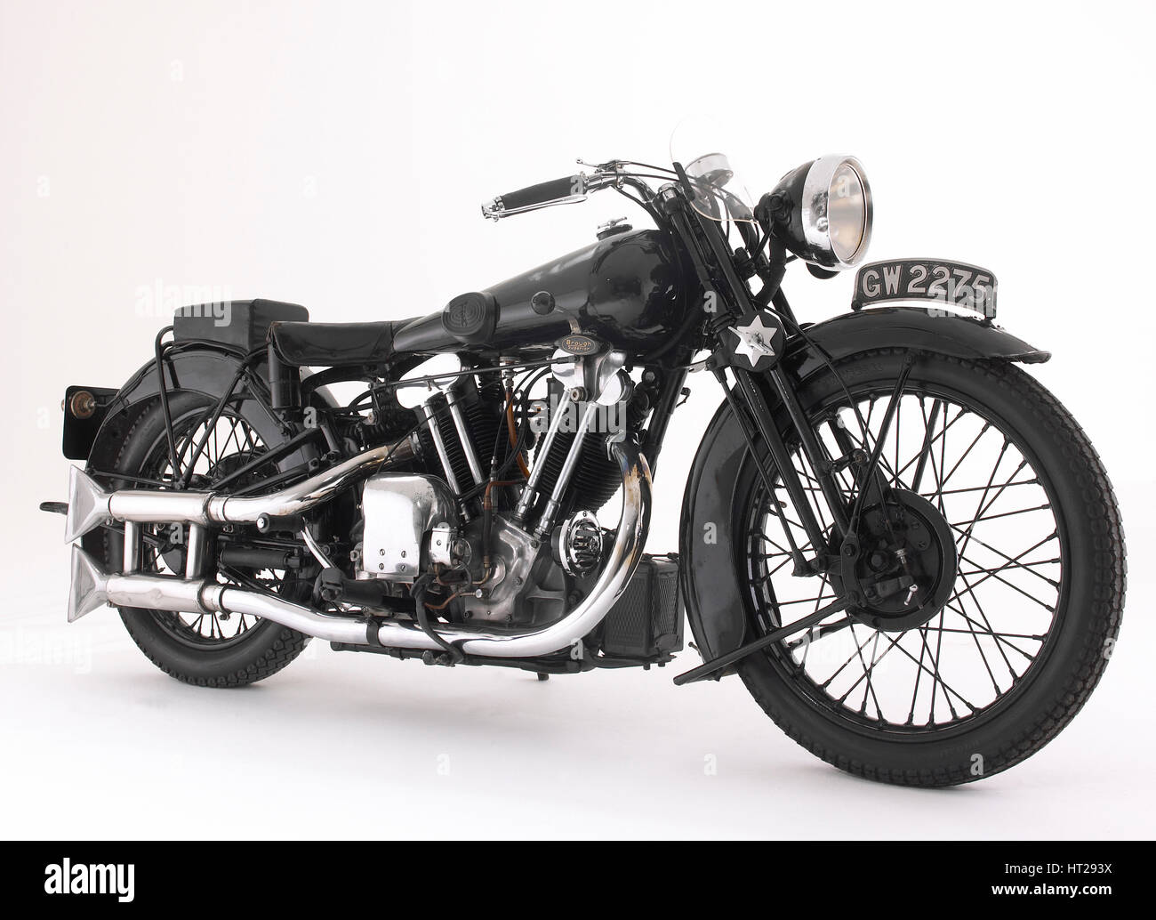 1932 Brough Superior SS100 10hp, Lawrence d'Arabie's Bike. Artiste : Inconnu. Banque D'Images