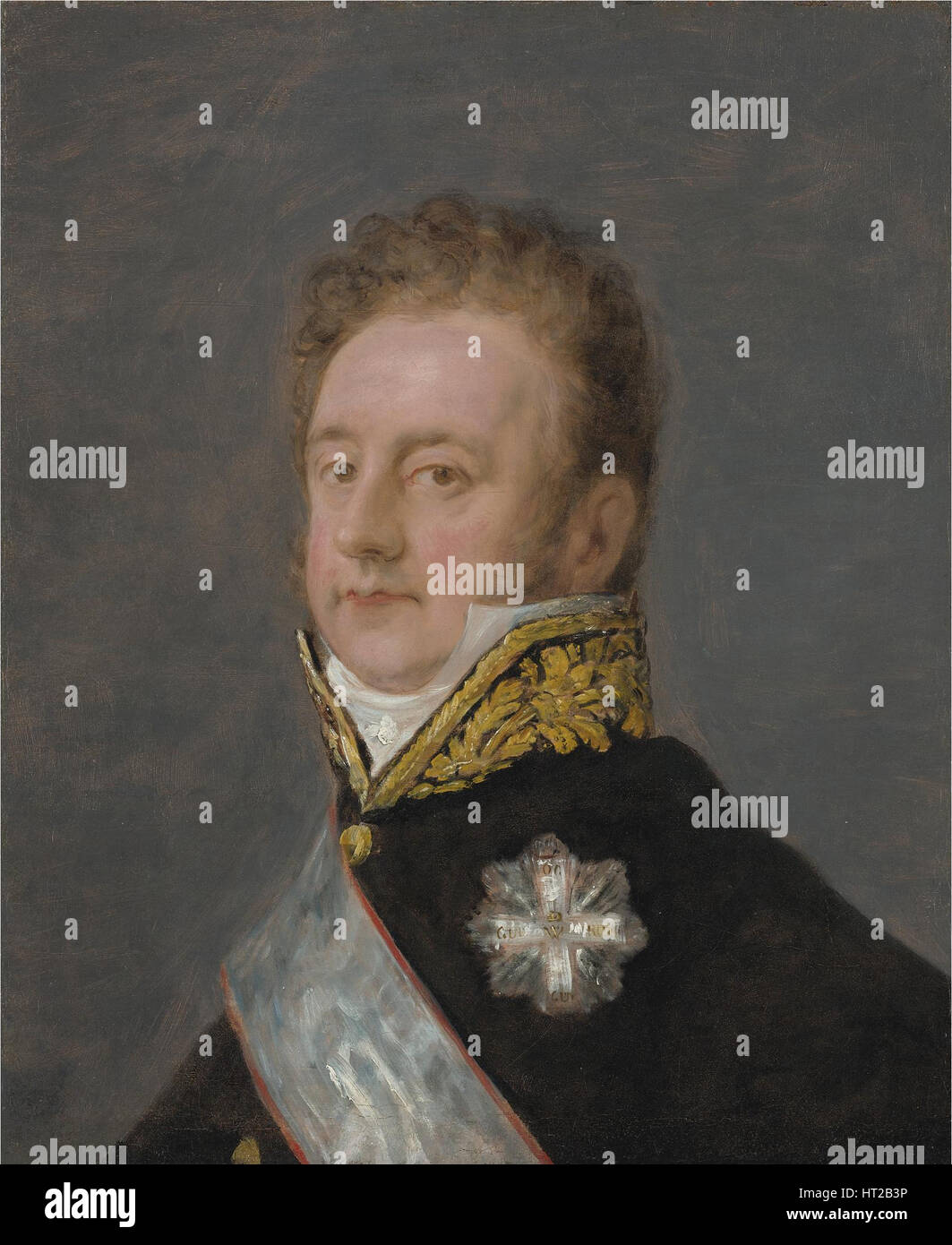 Portrait du Prince Aloys Wenzel von Kaunitz-Rietberg (1774-1848). Artiste : Goya, Francisco de (1746-1828) Banque D'Images