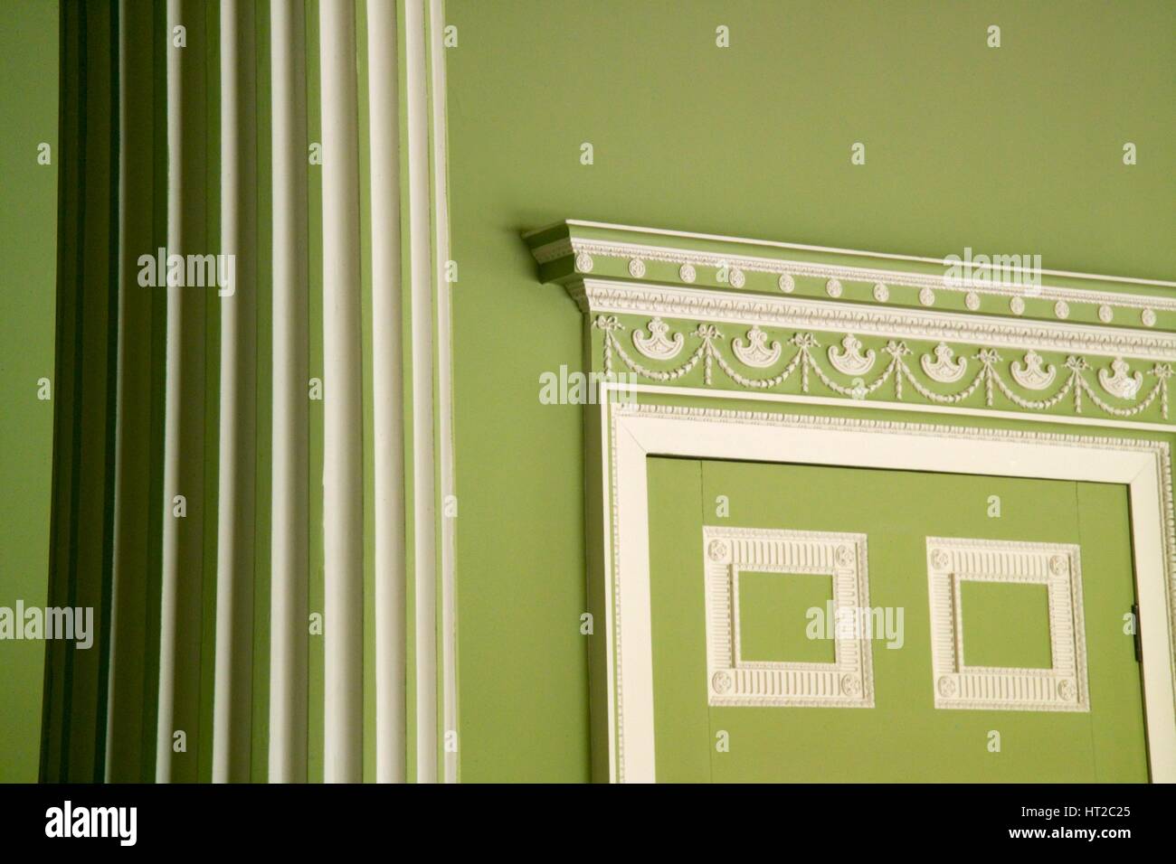 Détail de l'intérieur, Audley End House, Saffron Walden, Essex, 2007. Historique : L'artiste photographe personnel de l'Angleterre. Banque D'Images
