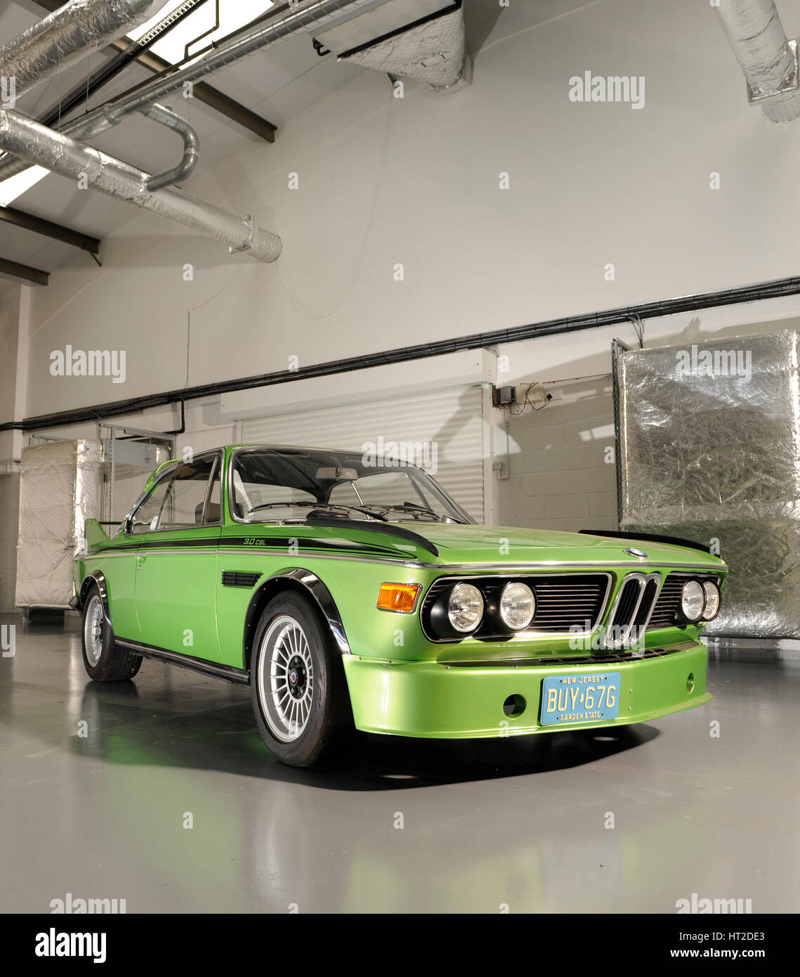 BMW 3.0 CSL BAT 1975. Artiste : Simon de l'argile. Banque D'Images