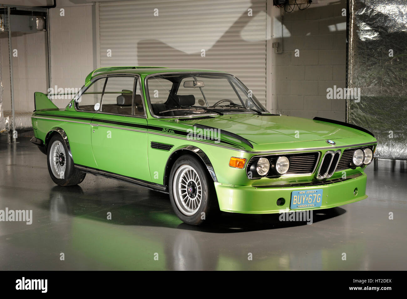 BMW 3.0 CSL BAT 1975. Artiste : Simon de l'argile. Banque D'Images
