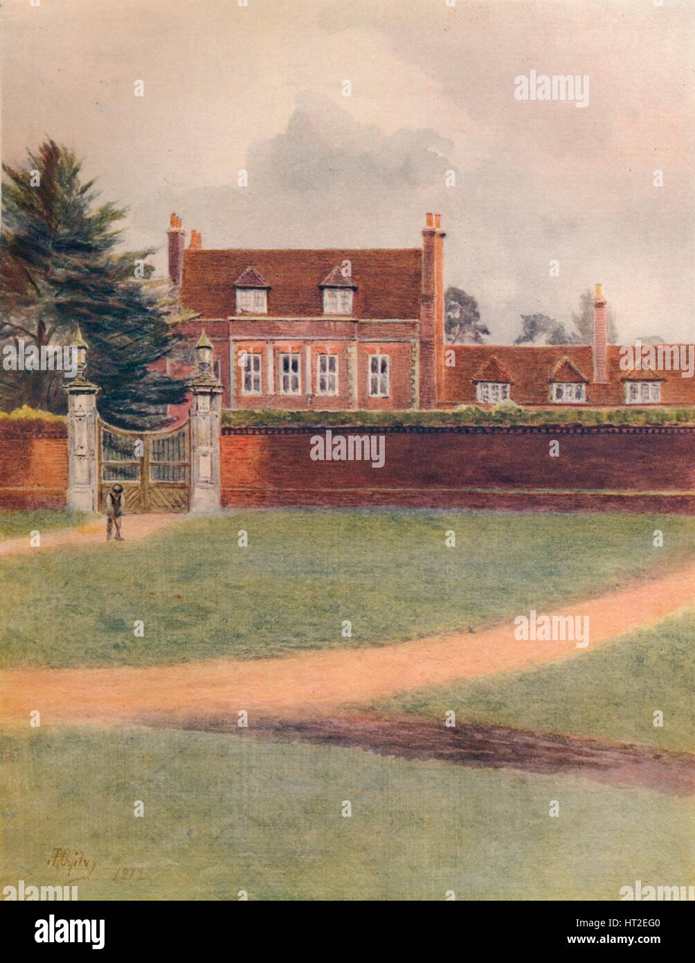 Byefleet "Park", 1912, (1914). Artiste : James S Ogilvy. Banque D'Images