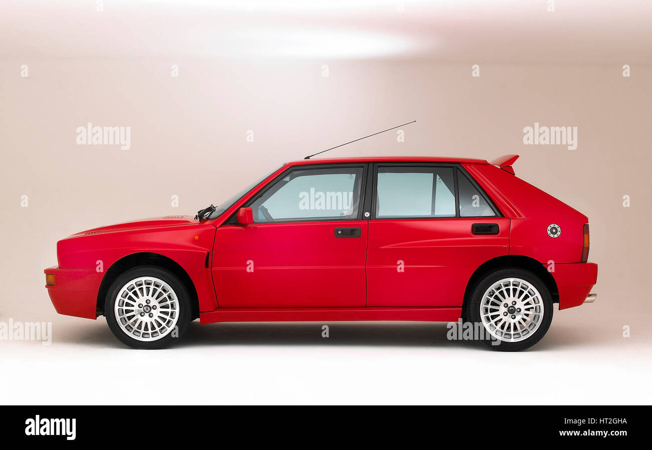 1993 Lancia Delta : Artiste inconnu. Banque D'Images