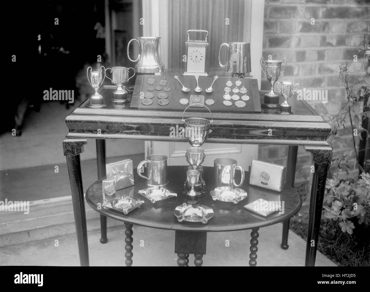 Trophées du sport automobile. Artiste : Bill Brunell. Banque D'Images