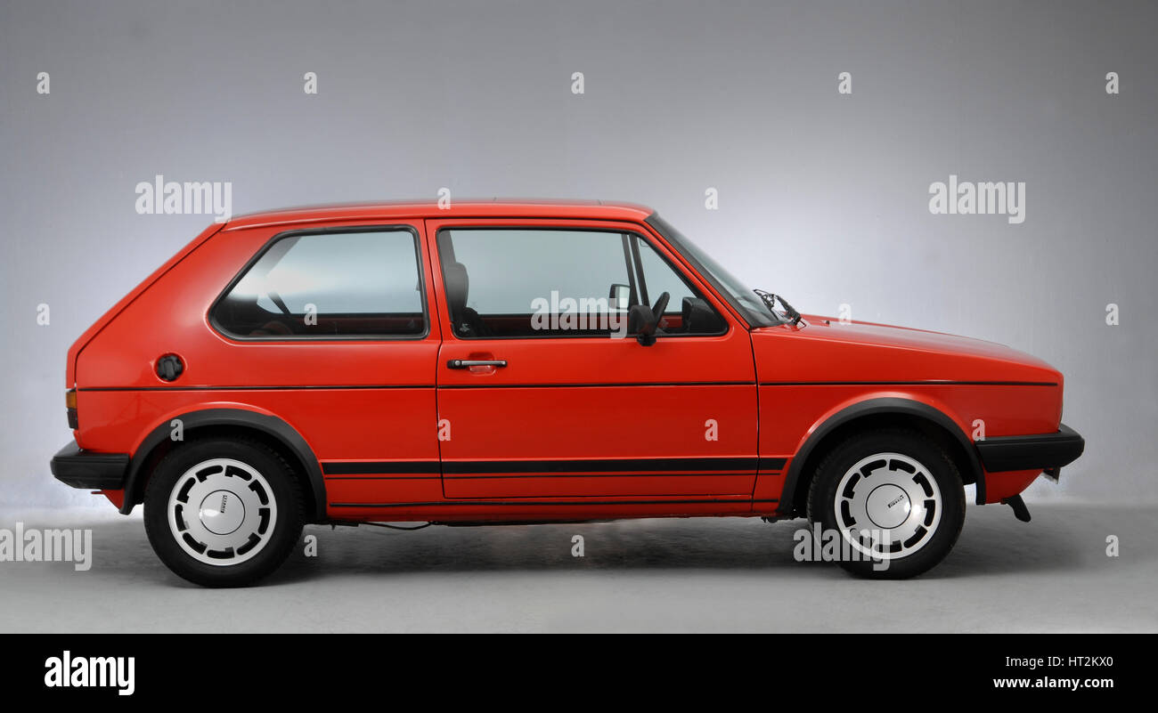 1983 Volkswagen Golf GTI mk1. Artiste : Inconnu. Banque D'Images