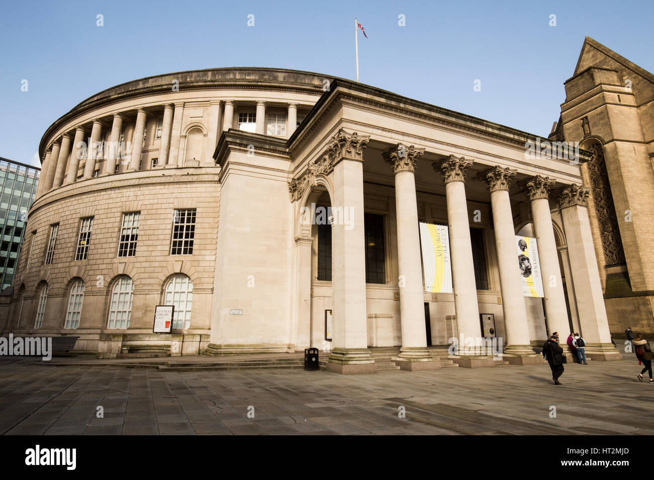 La Bibliothèque centrale de Manchester , Manchester , Angleterre Banque D'Images