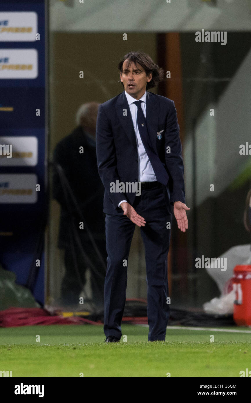 Bologne, Italie. 5Th Mar, 2017. Simone Inzaghi (Lazio) Football/soccer : Italien 'Serie' un match entre FC Bologne 0-2 SS Lazio au Stadio Renato Dall'ara de Bologne, Italie . Credit : Maurizio Borsari/AFLO/Alamy Live News Banque D'Images