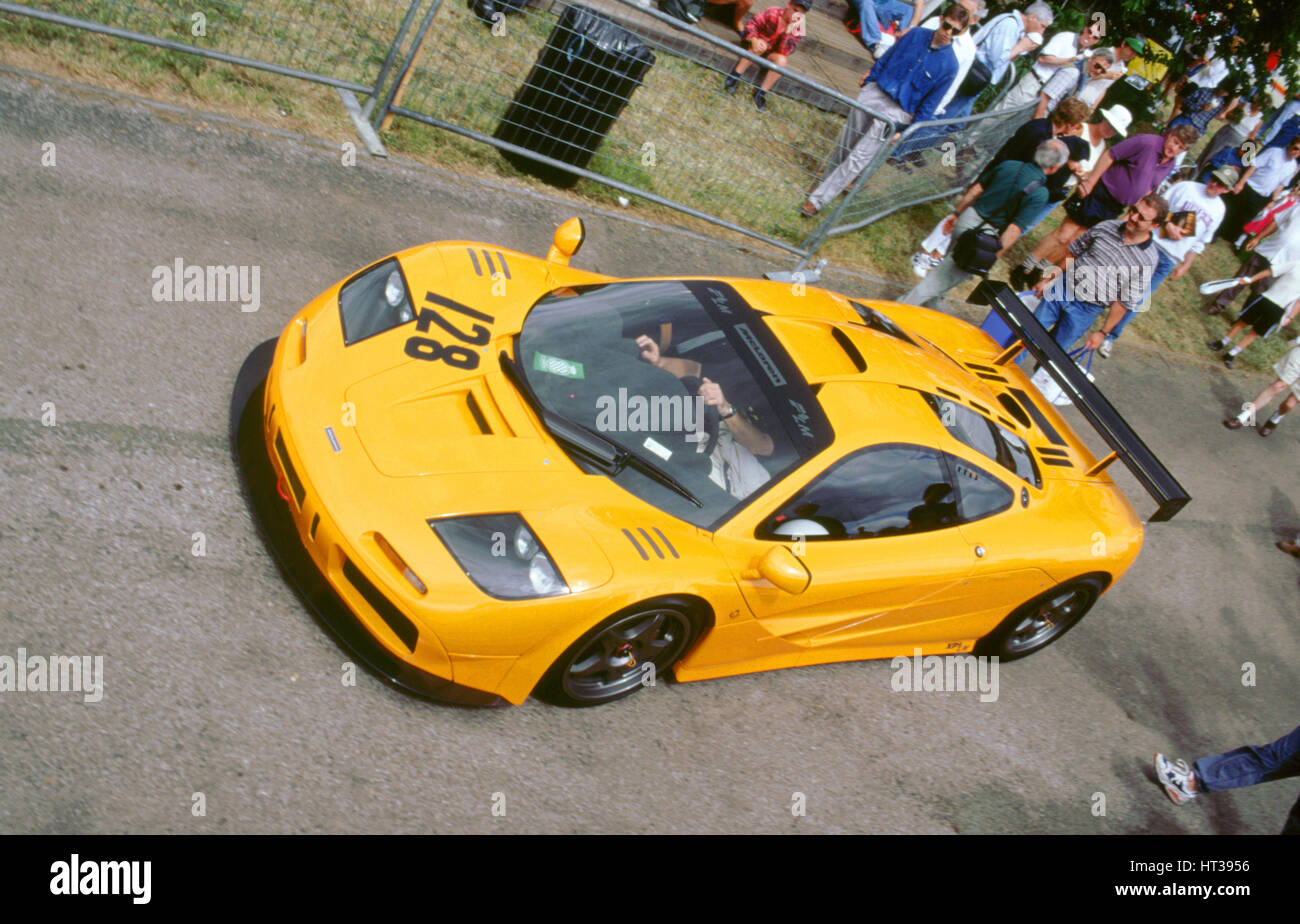 McLaren F1 GTR 1995 Le mans winner,1996 Goodwood festival. Artiste : Inconnu. Banque D'Images