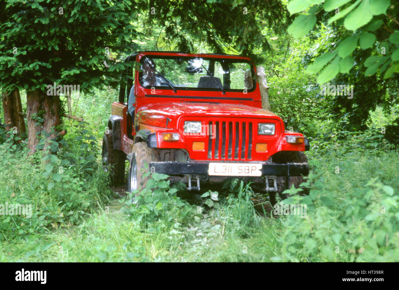 1993 Jeep Wrangler. Artiste : Inconnu. Banque D'Images