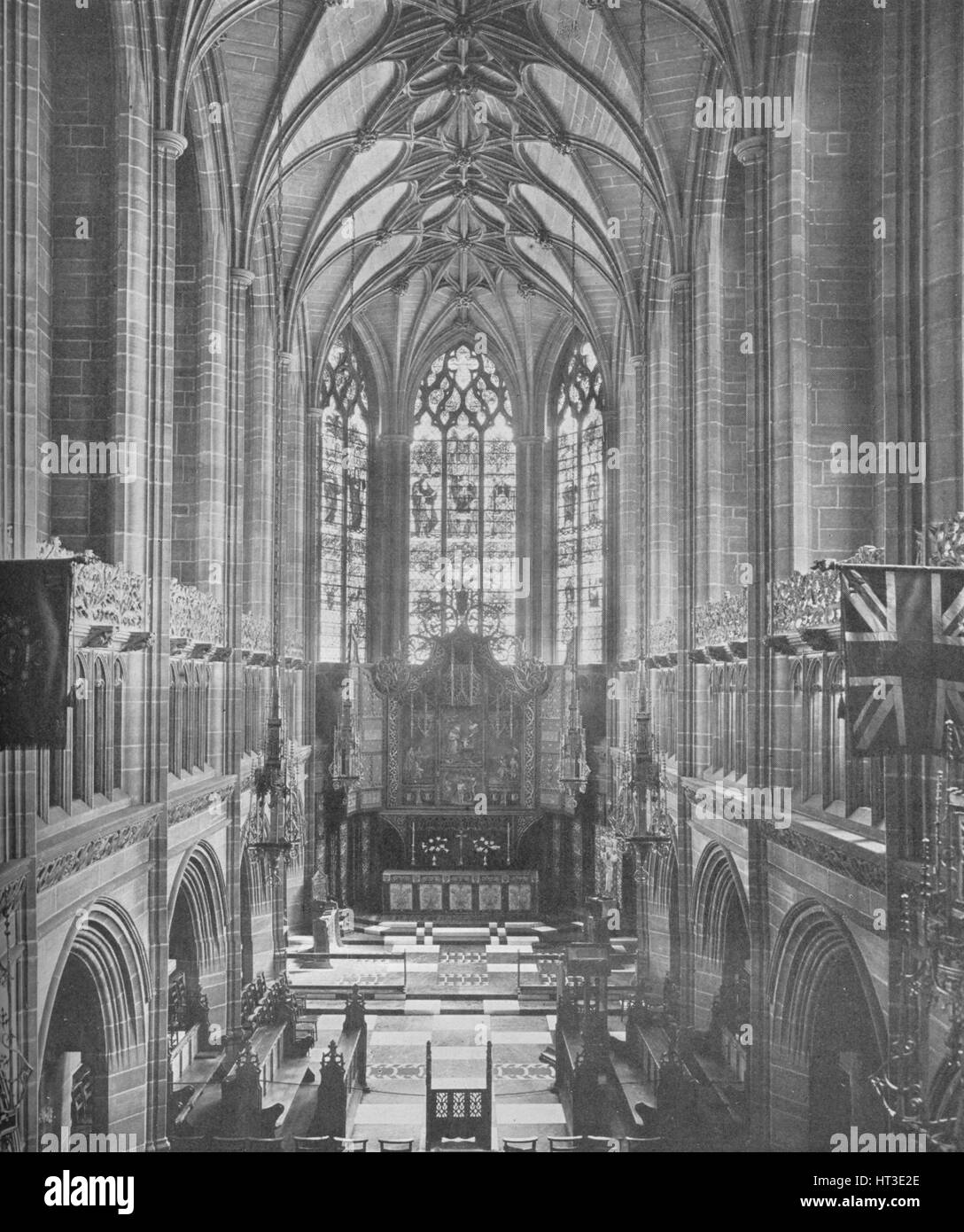 La dame Chapelle, Cathédrale de Liverpool, 1926. Artiste : Inconnu. Banque D'Images