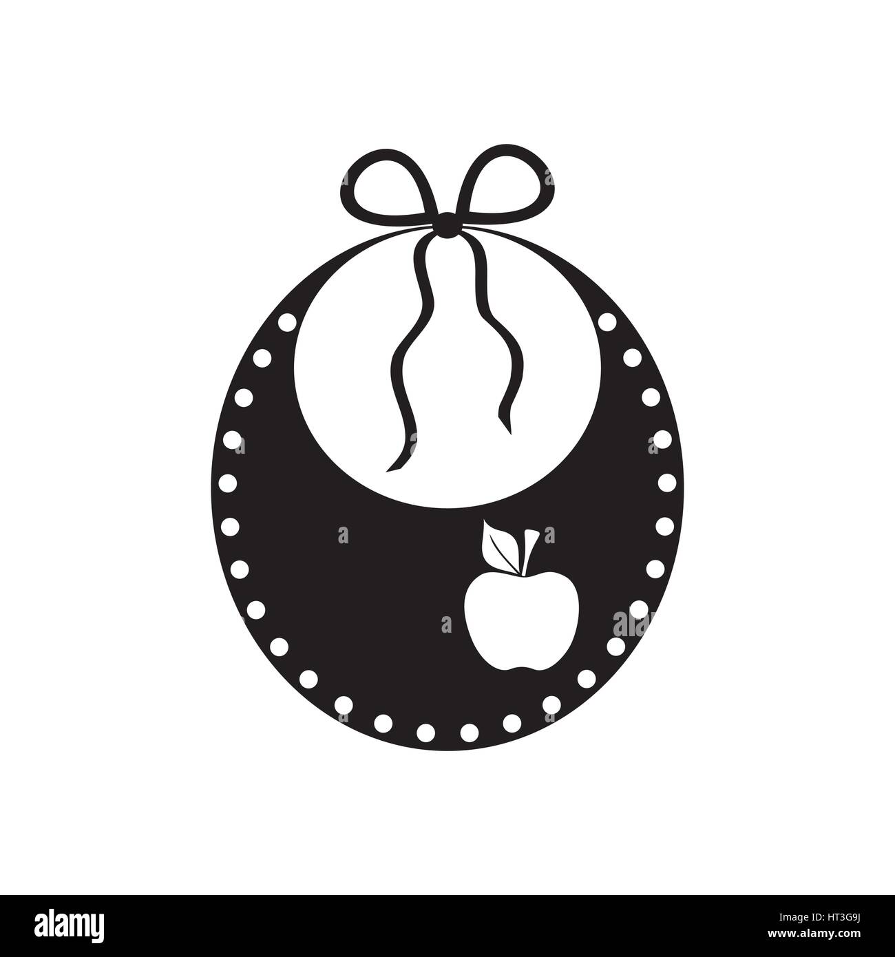 Bavoir Bebe Image Vectorielle Stock Alamy