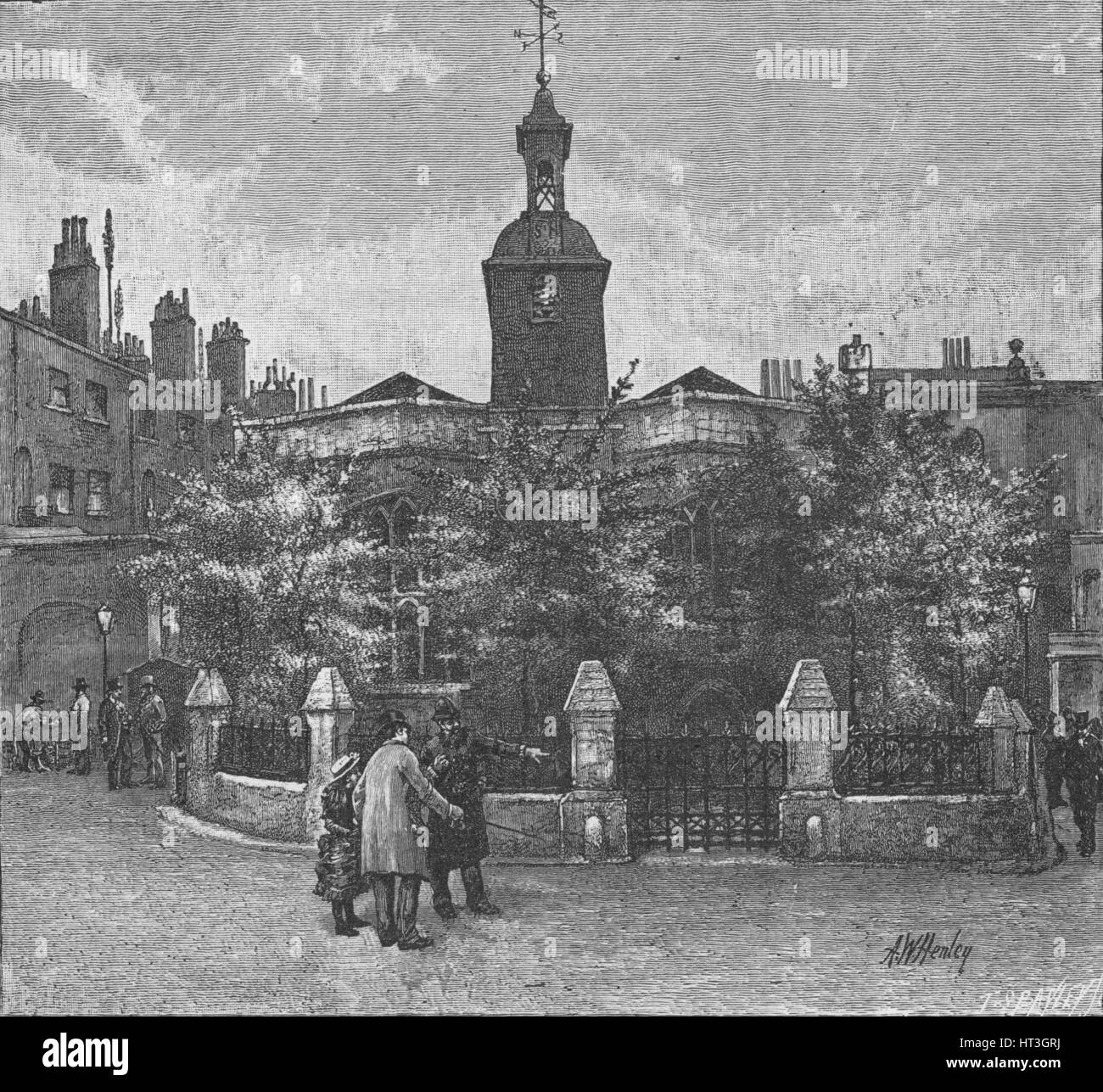 'St. Helen's', 1890. Artiste : UN W Henley. Banque D'Images