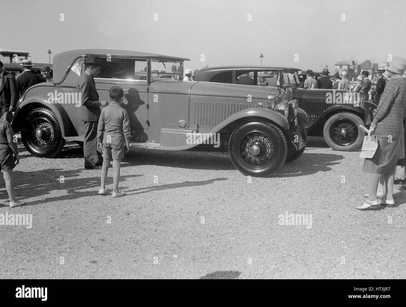 Minerva deux portes à Boulogne la semaine moteur, France, 1928. Artiste : Bill Brunell. Banque D'Images