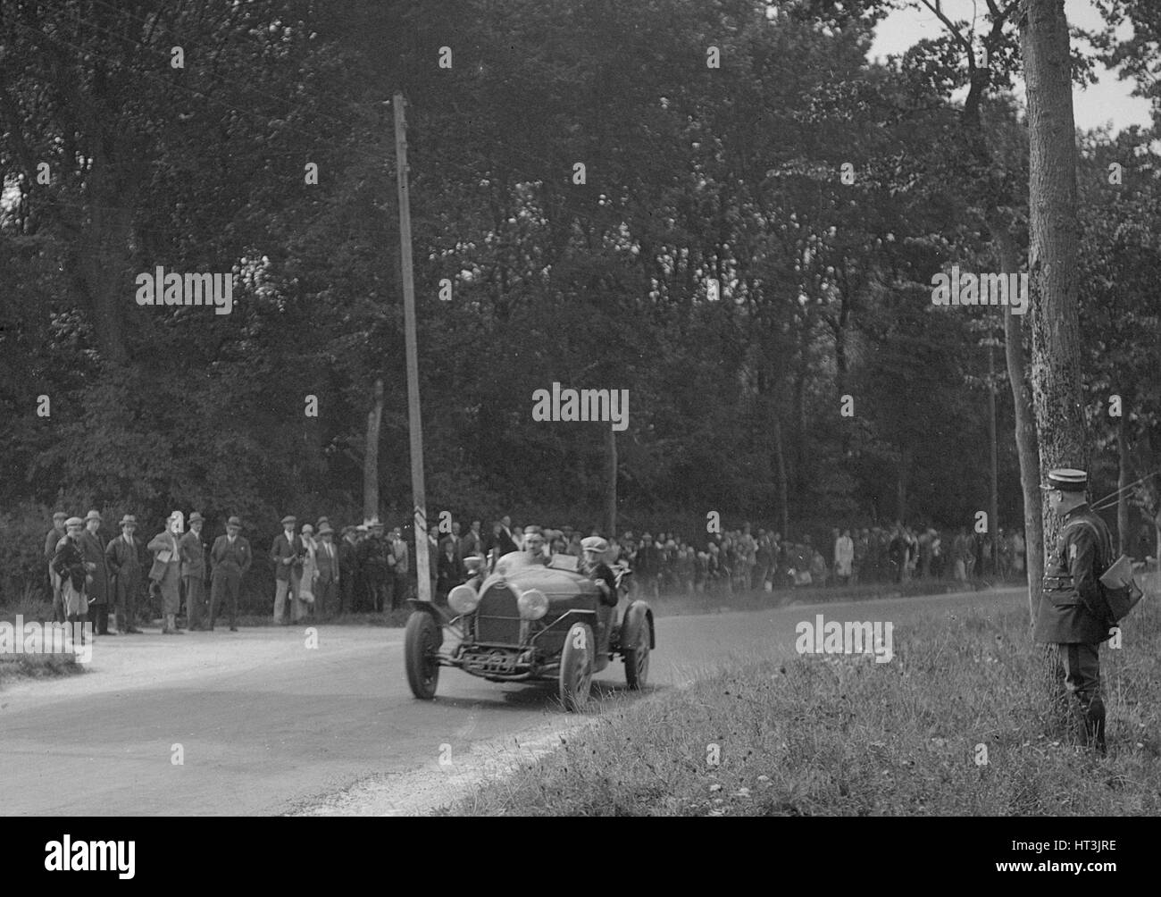 Bugatti en compétition aux Boulogne Semaine Moteur, France, 1928. Artiste : Bill Brunell. Banque D'Images