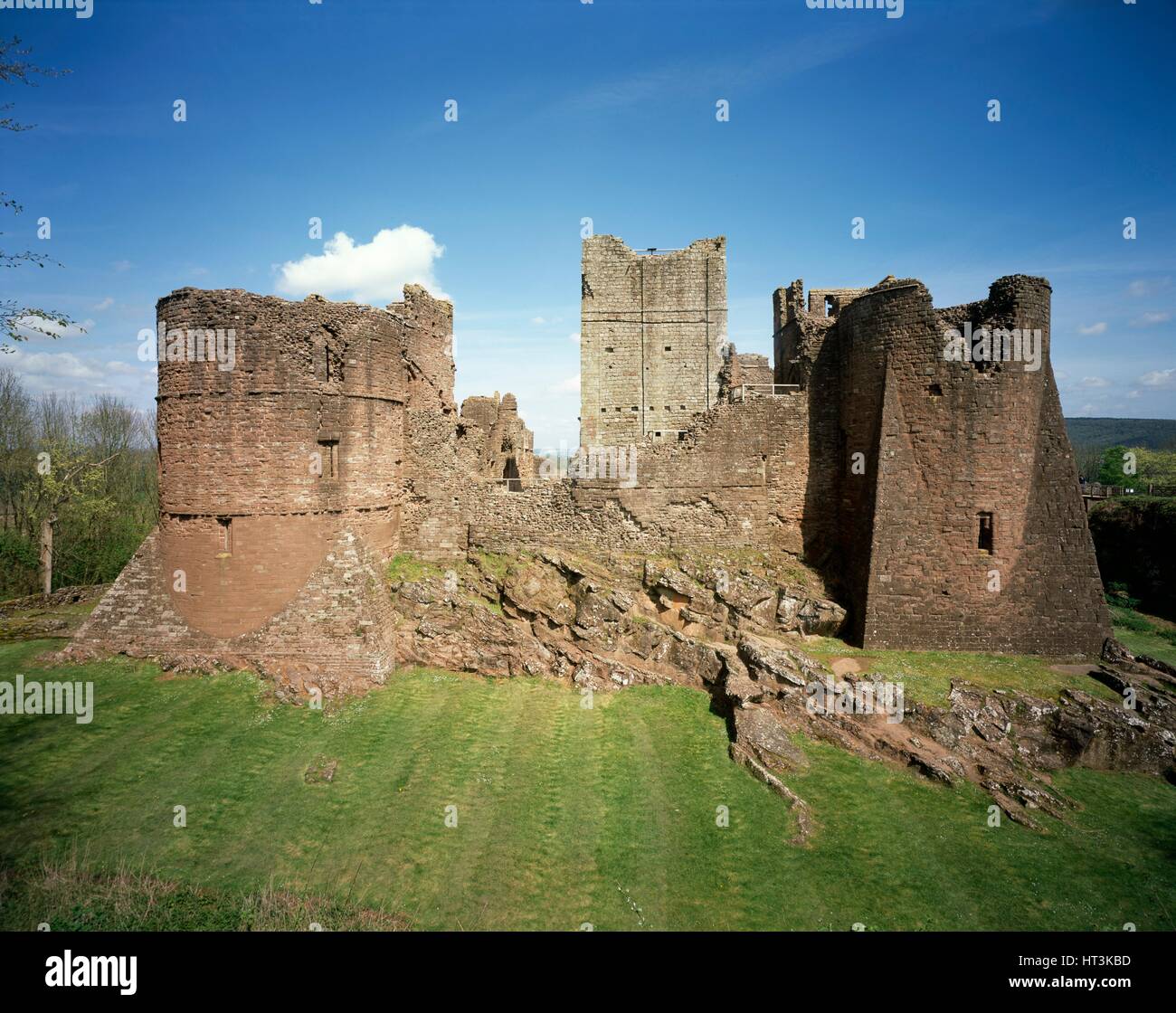 Château de Goodrich, c1990-2010. Artiste : Inconnu. Banque D'Images