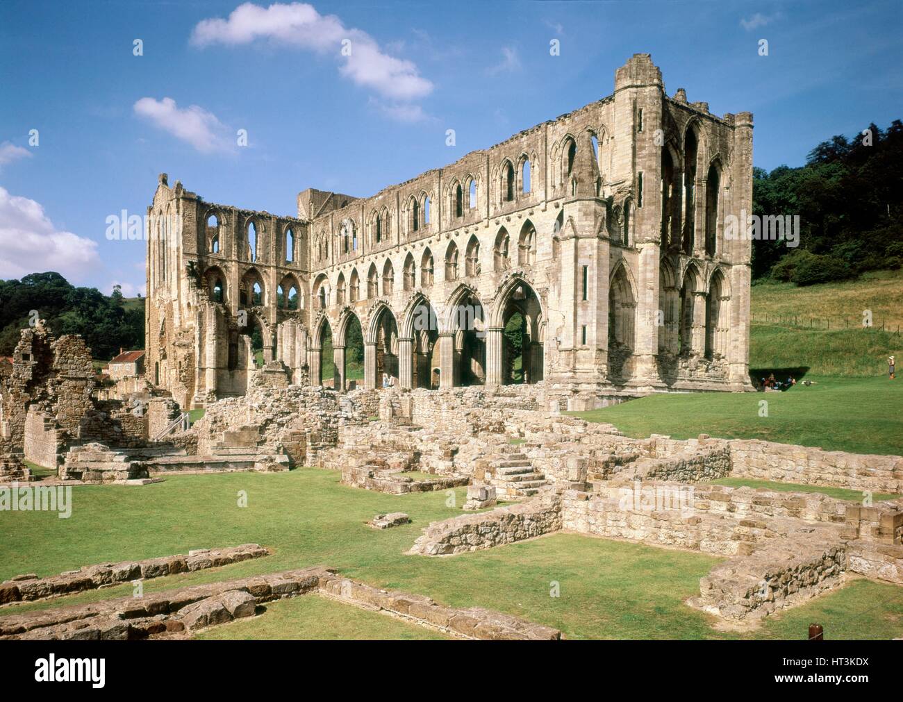 L'abbaye de Rievaulx, c1990-2010. Artiste : Inconnu. Banque D'Images