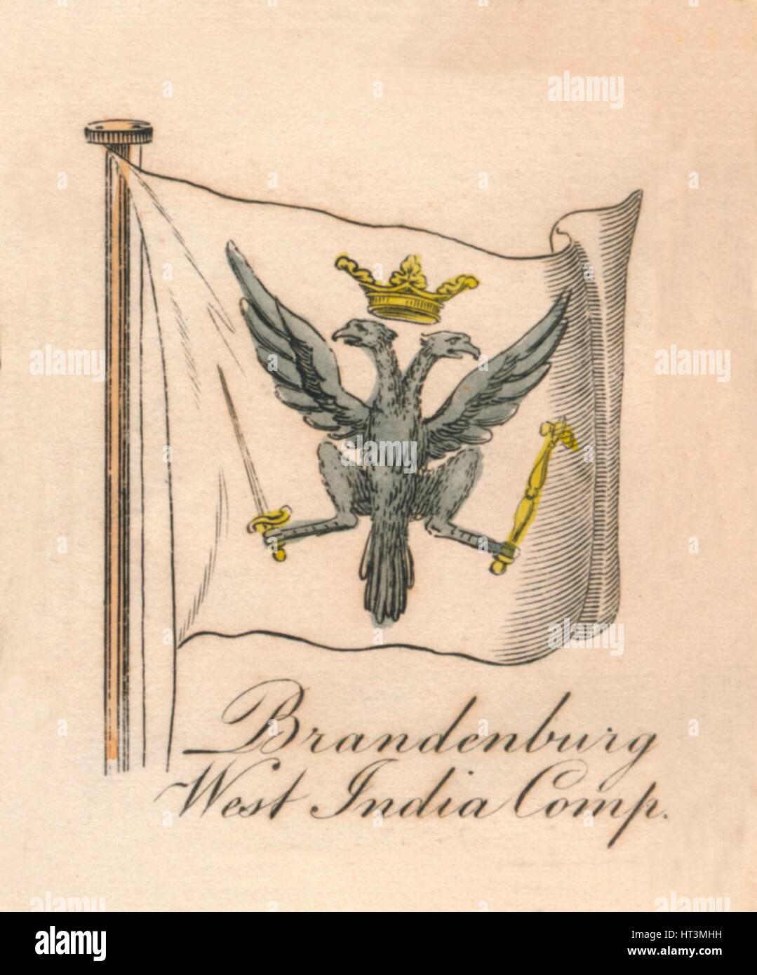 L'ouest de l'Inde de Brandebourg 'Comp', 1838. Artiste : Inconnu. Banque D'Images