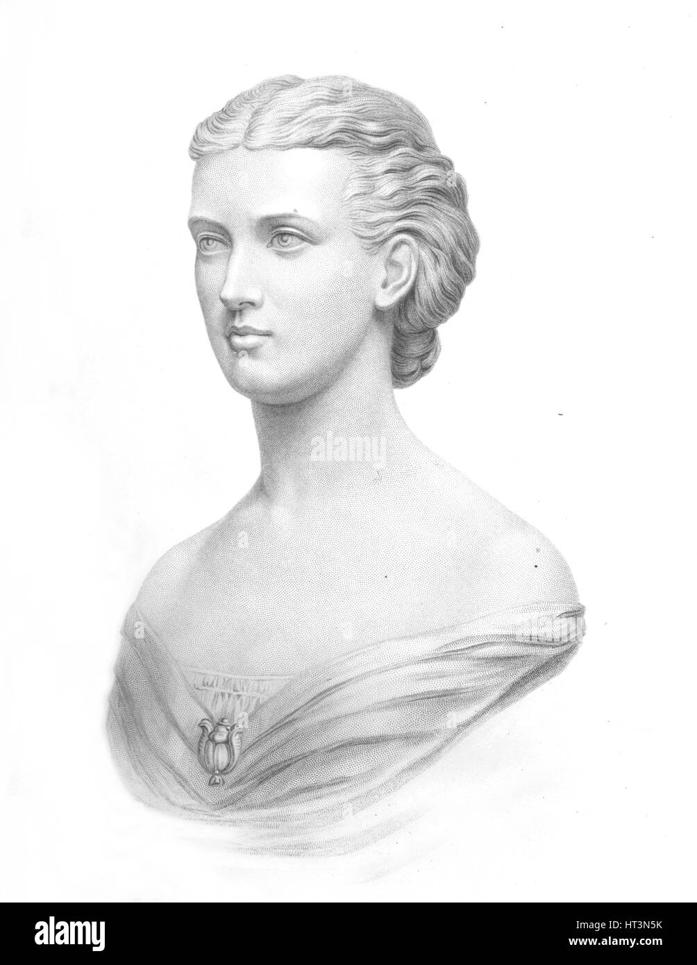 'S.a.r. La princesse de Galles, 1859. Artiste : William Roffe. Banque D'Images