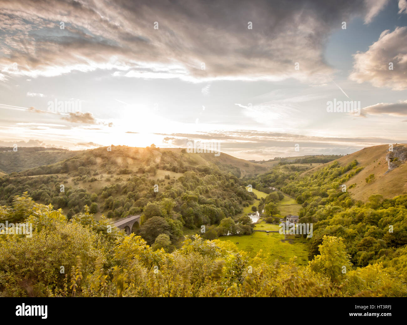 Parc national de Peak District, Derbyshire, Angleterre Banque D'Images