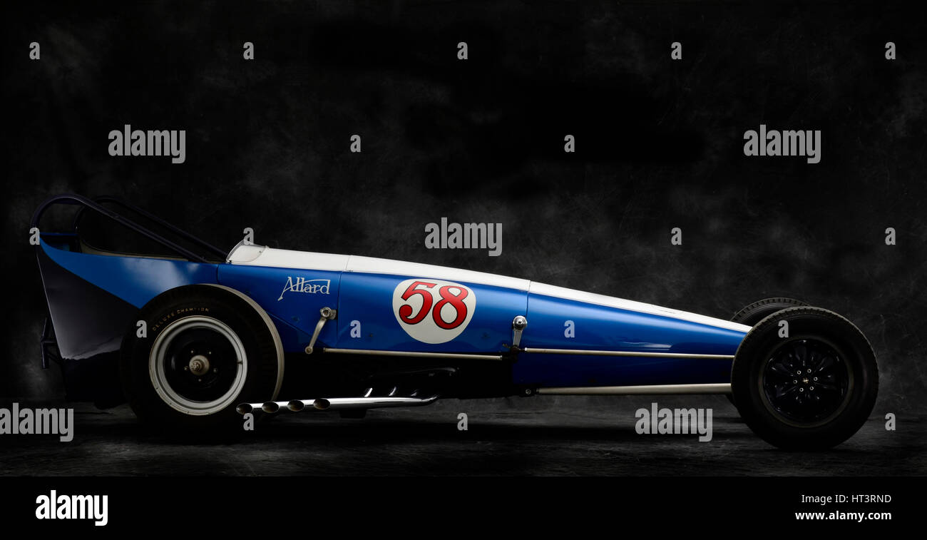 1960 Allard Dragster Artiste : Inconnu. Banque D'Images