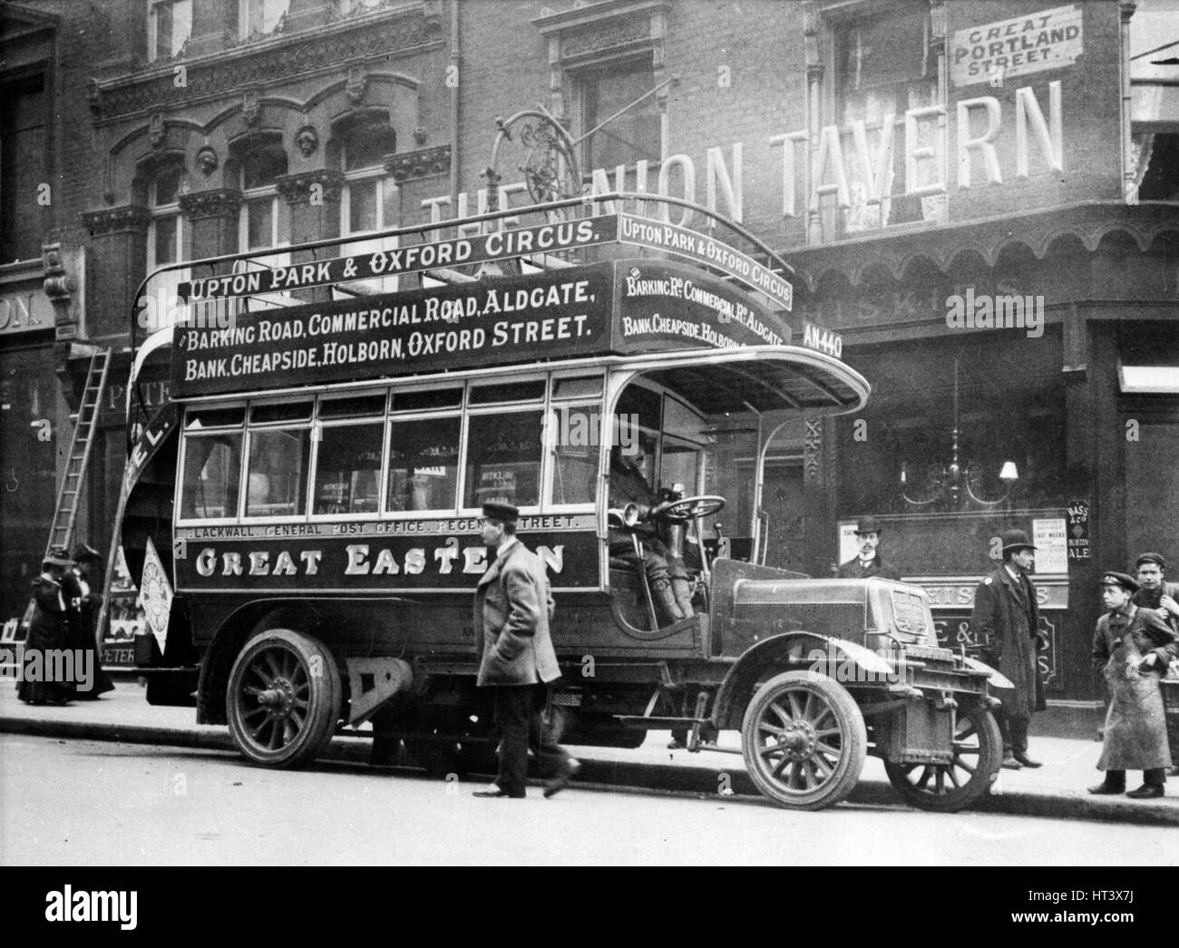 1906 Straker bus Squire Artiste : Inconnu. Banque D'Images