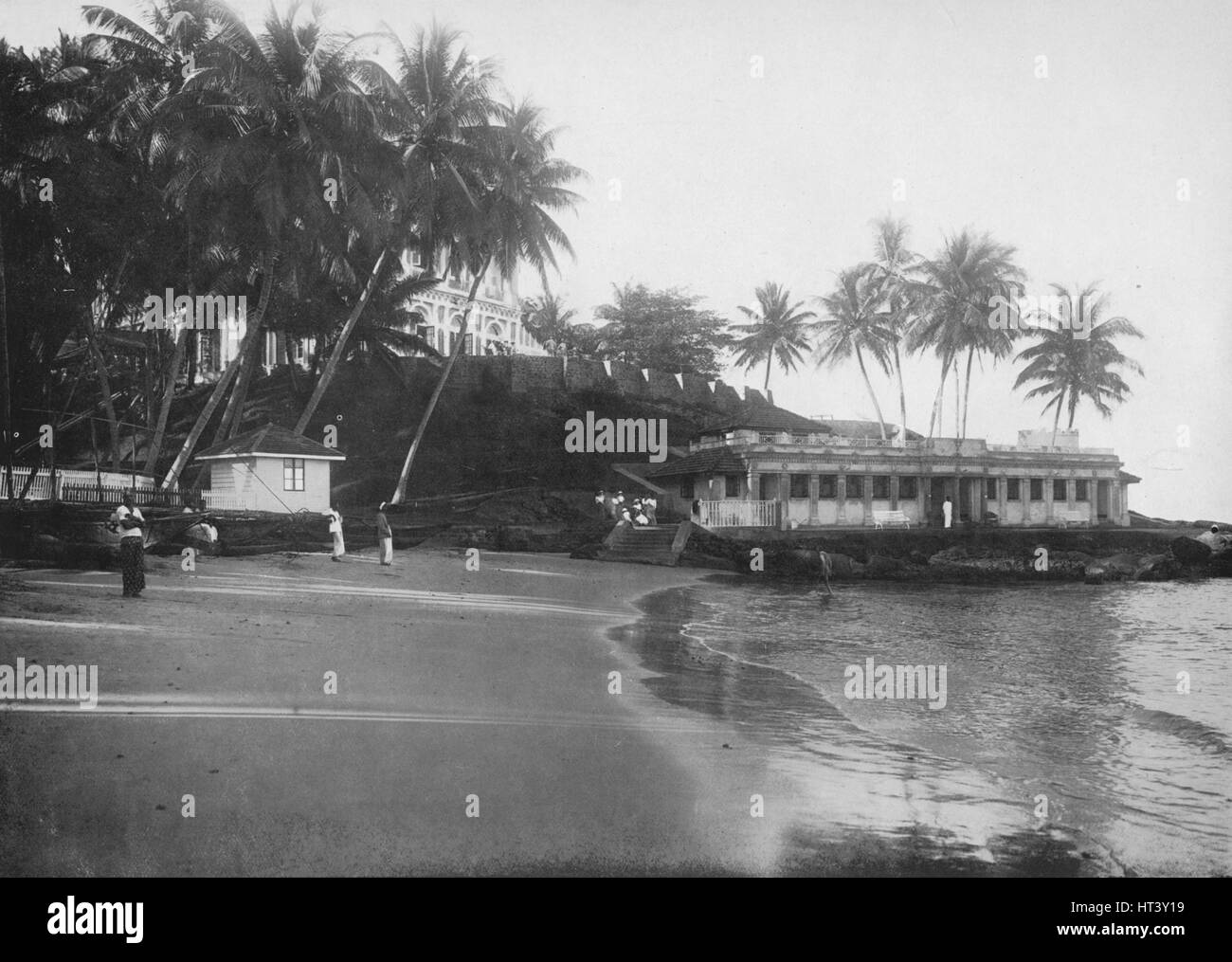 'Monter Lavinia Hotel et pavillon des bains', c1890, (1910). Artiste : Alfred William Amandus Plaque. Banque D'Images