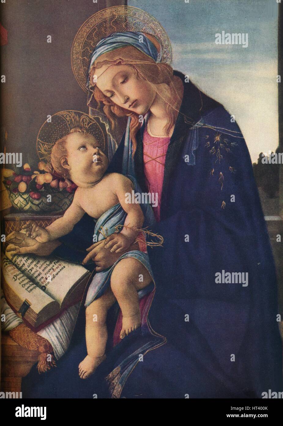 "La Vierge et l'enfant', c1480, (1936). Artiste : Sandro Botticelli. Banque D'Images