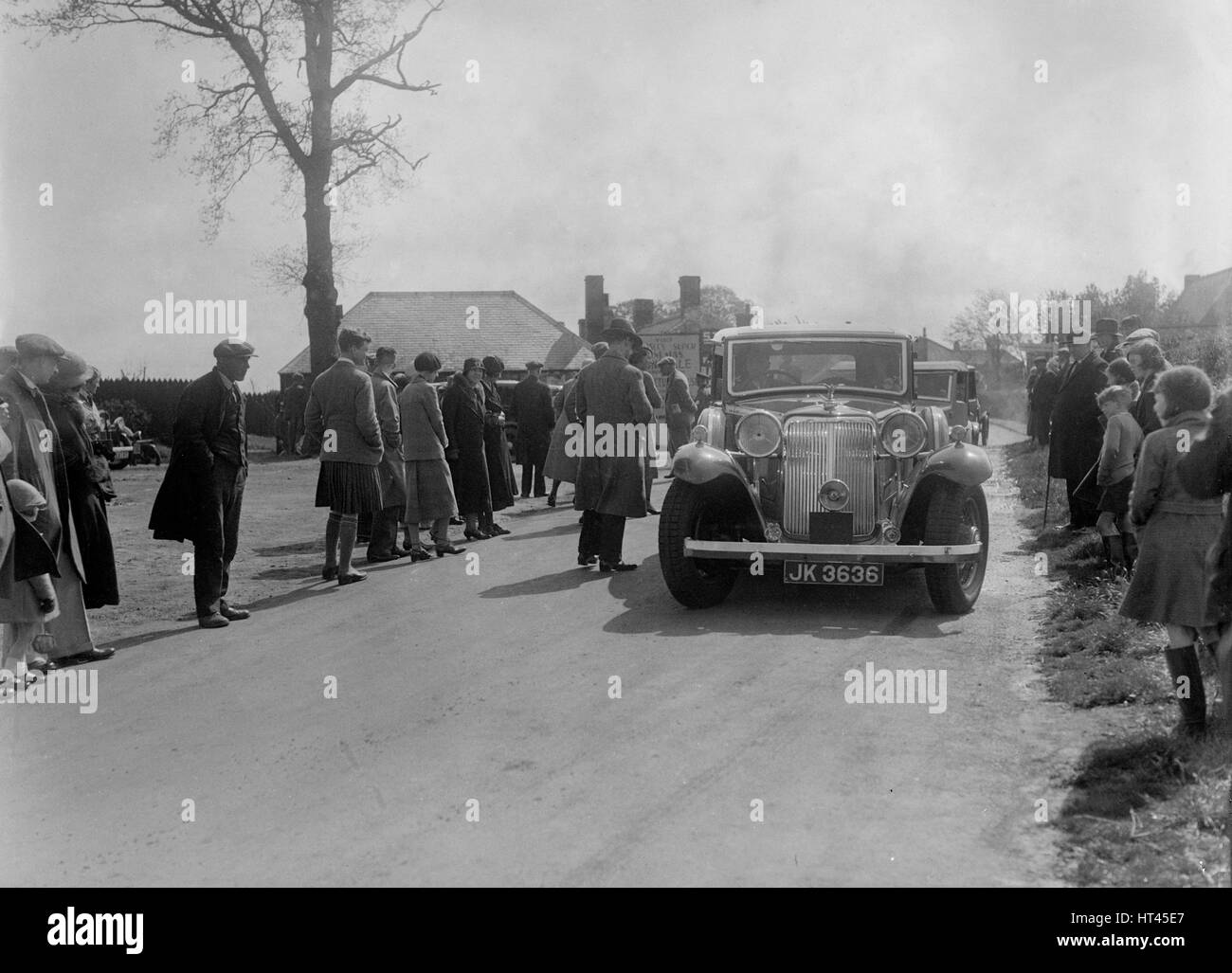 Spécial Parts and Accessories berline sport de Burlington de AP Watson à l'Écossais du CCSR, 1934. Artiste : Bill Brunell. Banque D'Images