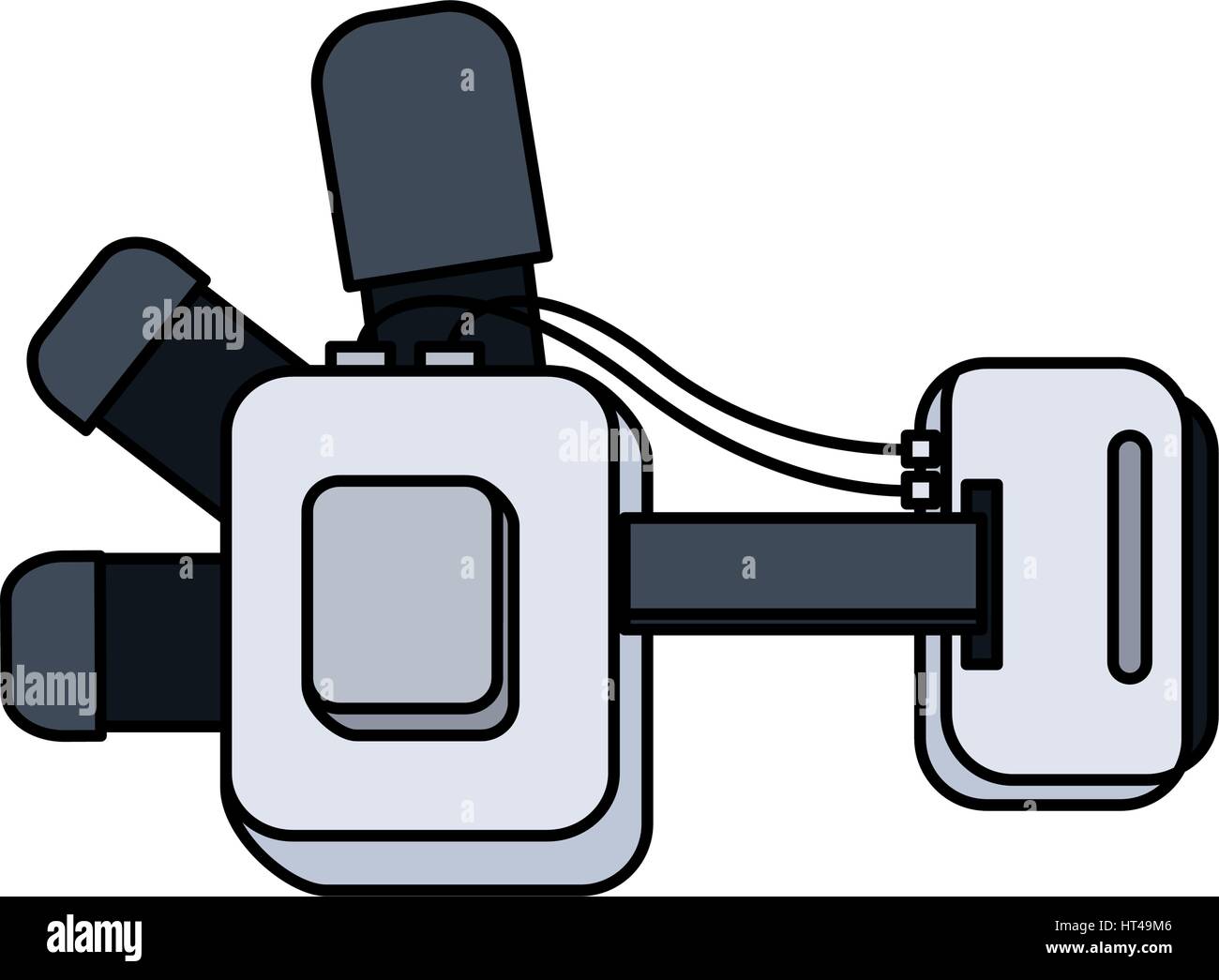 Droit de réalité virtuelle Illustration de Vecteur