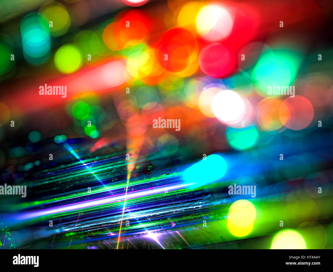 Flou coloré - abstract image générée numériquement Banque D'Images