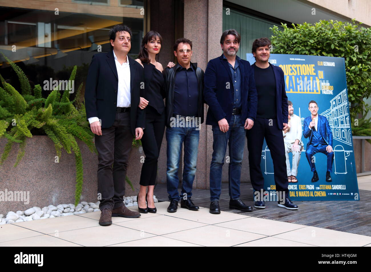 Rome, Italie. 06 Mar, 2017. Au cours d'une séance de distribution film italien Questione di 'Karma', réalisé par Edoardo Crédit : Matteo Falcone Nardone/Pacific Press/Alamy Live News Banque D'Images