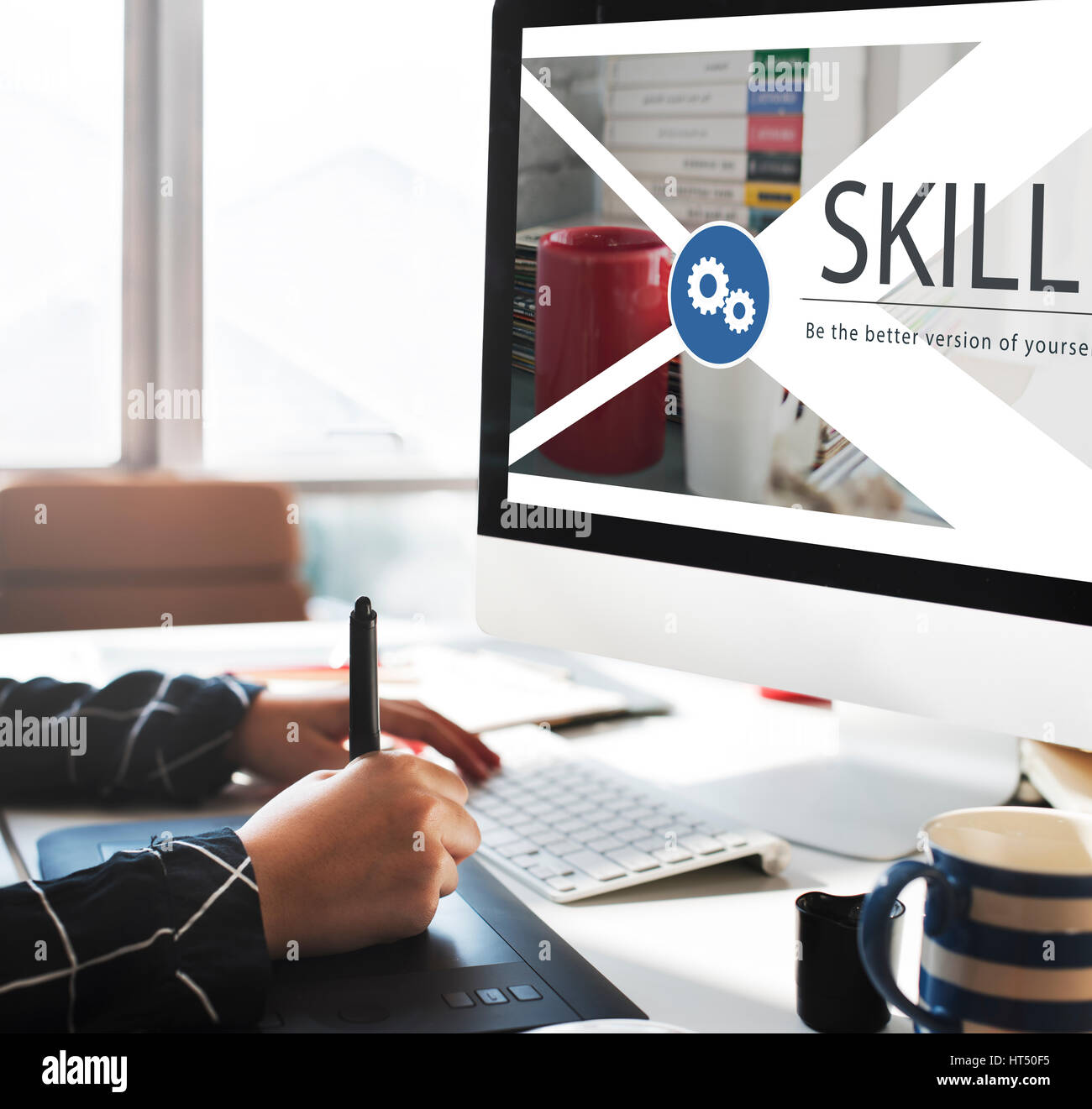 L'apprentissage de connaissances et d'expérience de performances Banque D'Images