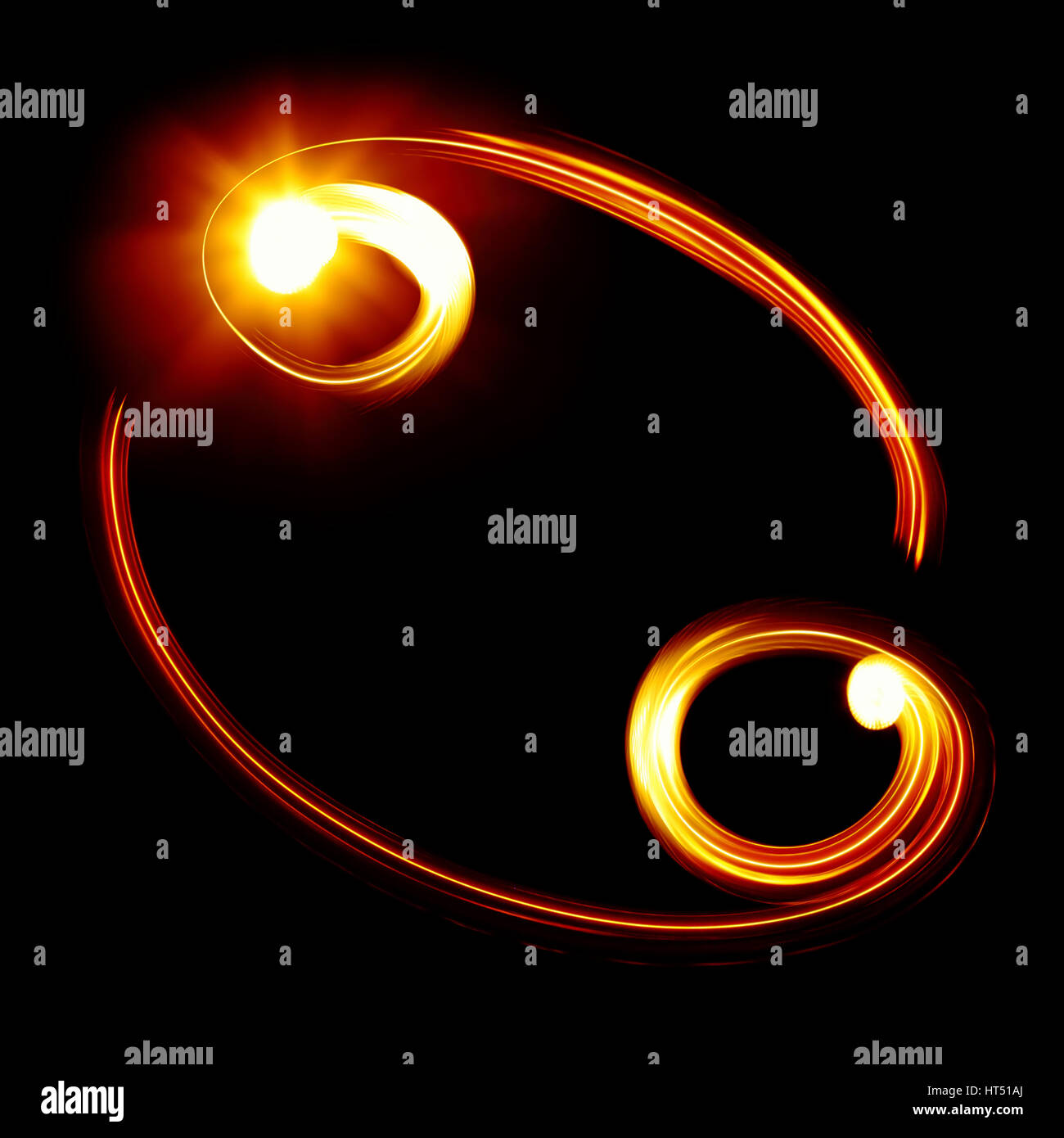 Le cancer. Signes du zodiaque collection Banque D'Images