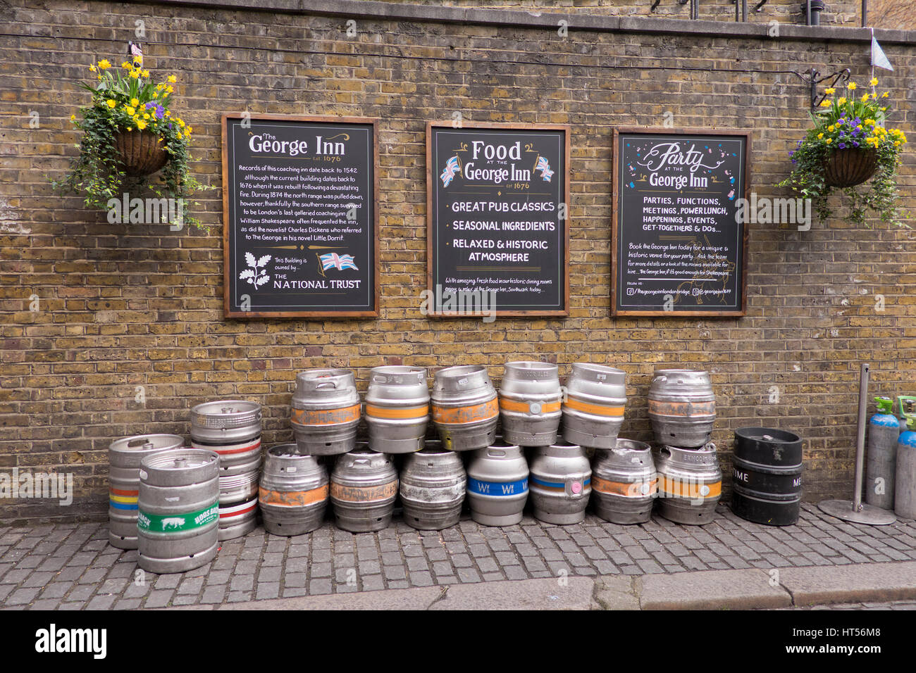 Le George Inn Public House à London Bridge à Londres en Angleterre Banque D'Images