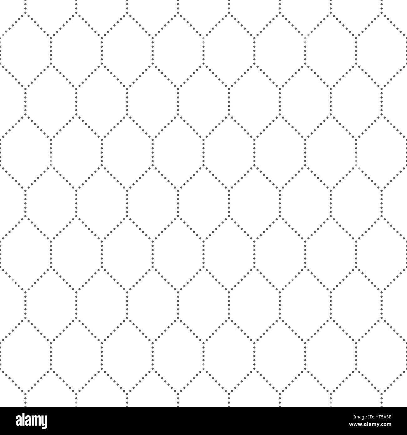 Modèle sans couture. Résumé fond texturé en pointillés. Répéter régulièrement avec texture simple éléments géométriques, formes, parsemé d'hexagones. Vector e Illustration de Vecteur