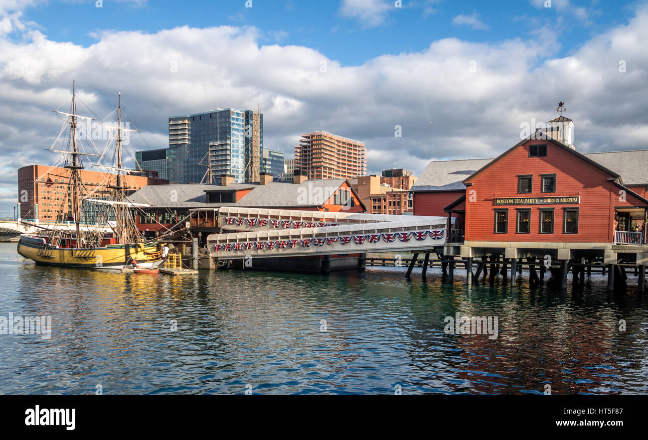 Boston Tea Party Museum - Boston, Massachusetts, USA Banque D'Images