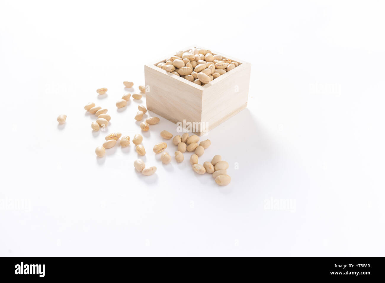 Graines de soja séchées générée lors de l'setsubun festival au Japon en février. sakata City, Japon. Banque D'Images