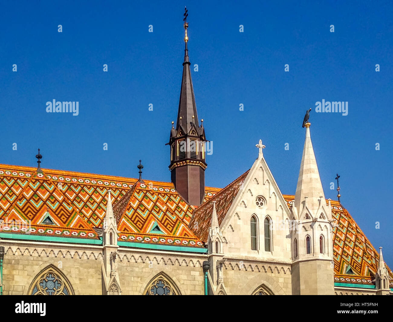 Mathias Church - Budapest, Hongrie Banque D'Images