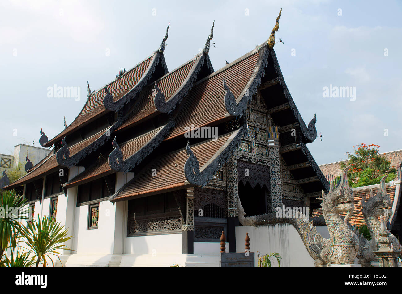 Wat Chedi Luang Banque D'Images