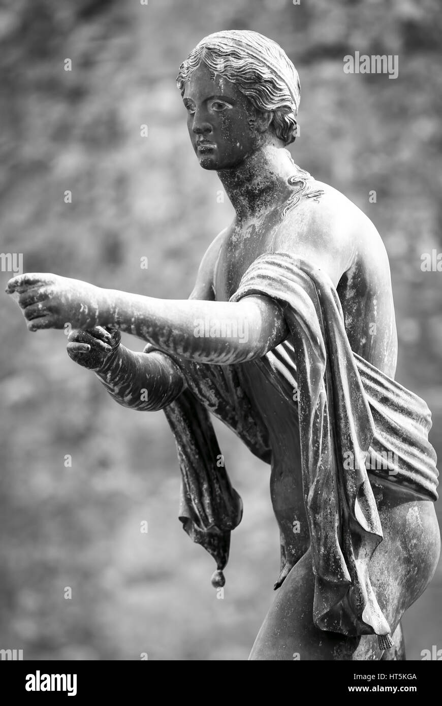 Pompéi. Statue d'Apollon Banque D'Images