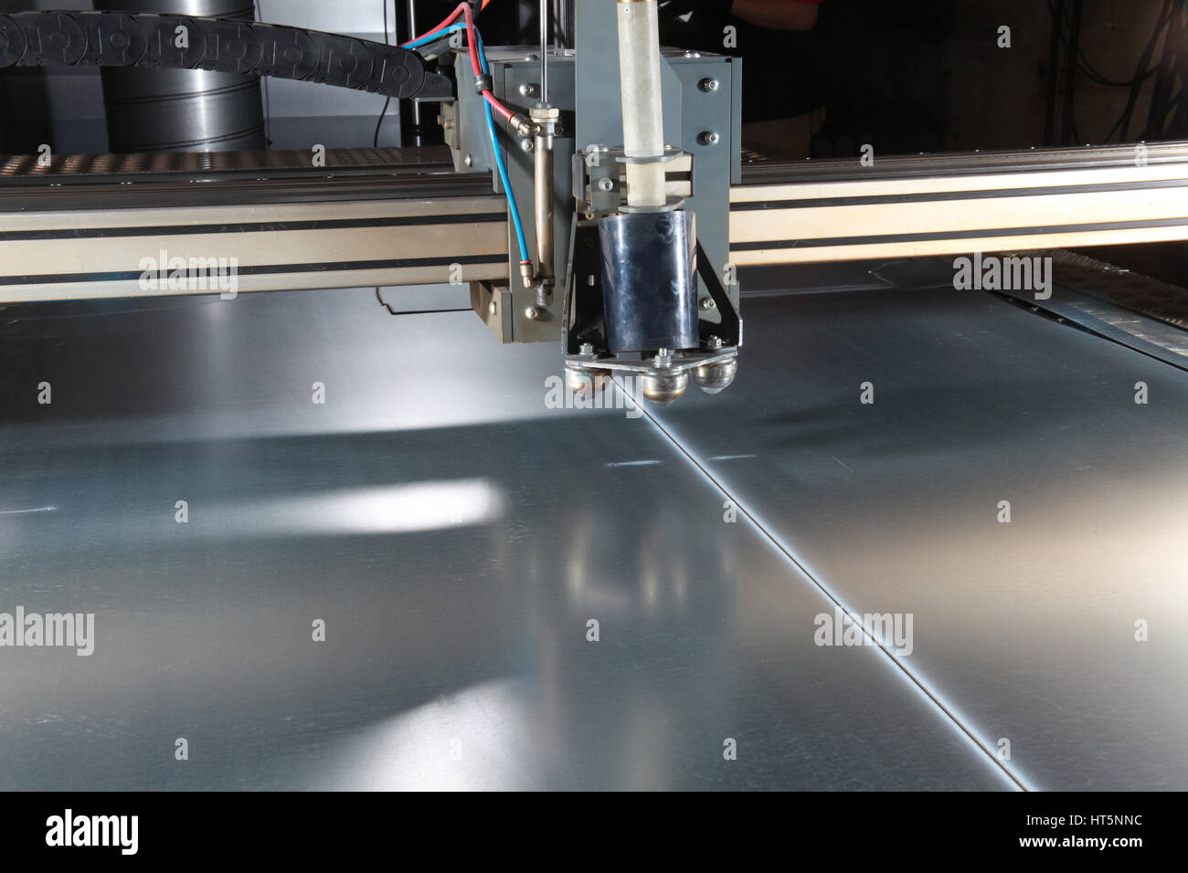 Plasma Cutter industrielle Banque D'Images