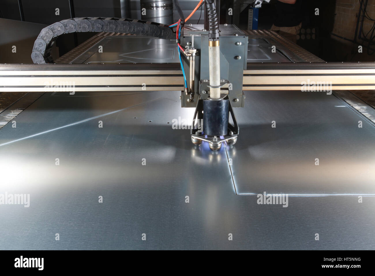 Plasma Cutter industrielle Banque D'Images