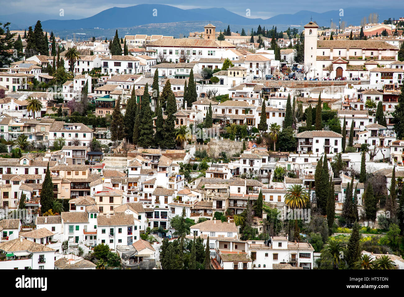 El Albaicin (vieux quartiers arabes), Granada, Espagne Photo Stock Alamy