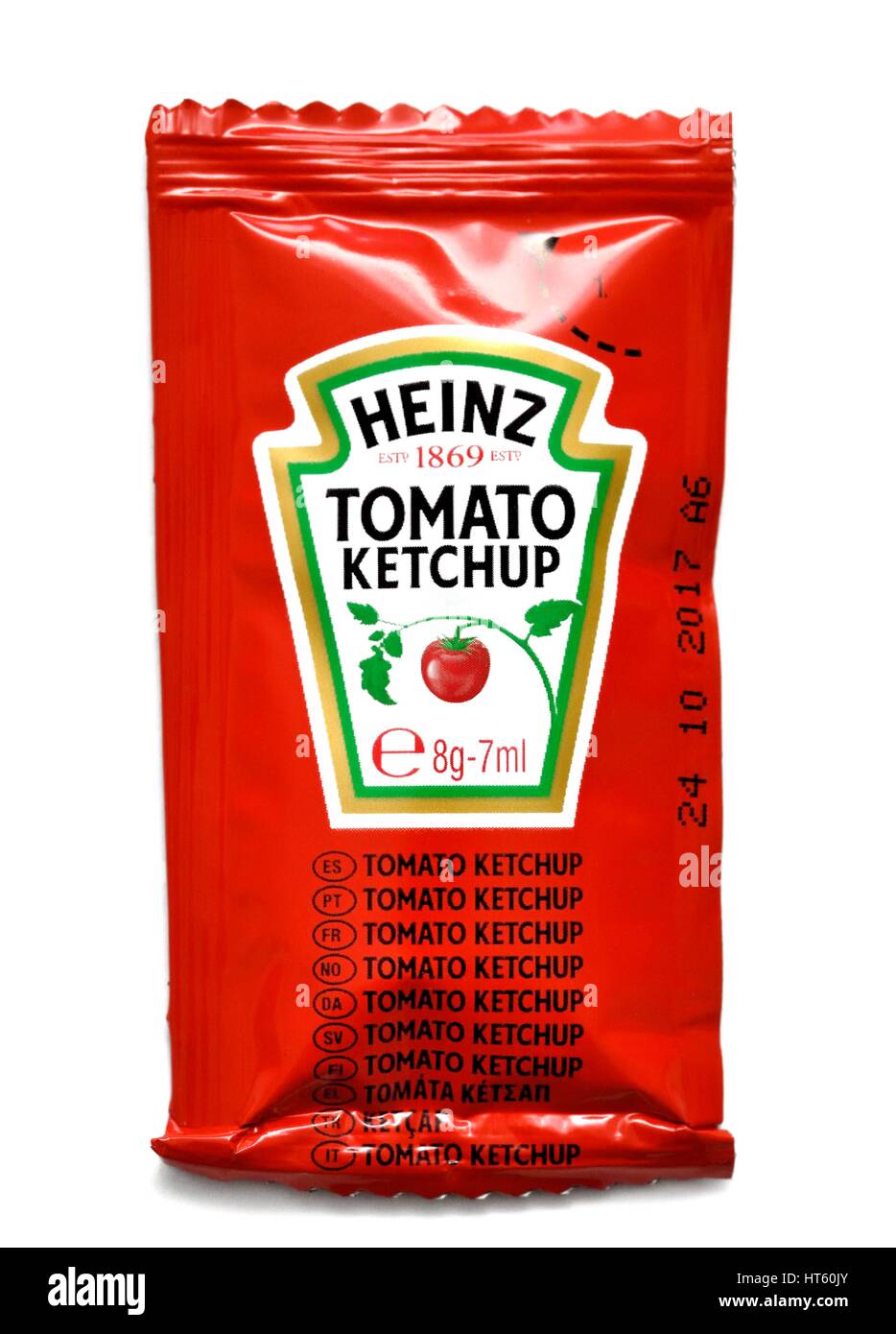 Ketchup sachet Banque de photographies et d’images à haute résolution