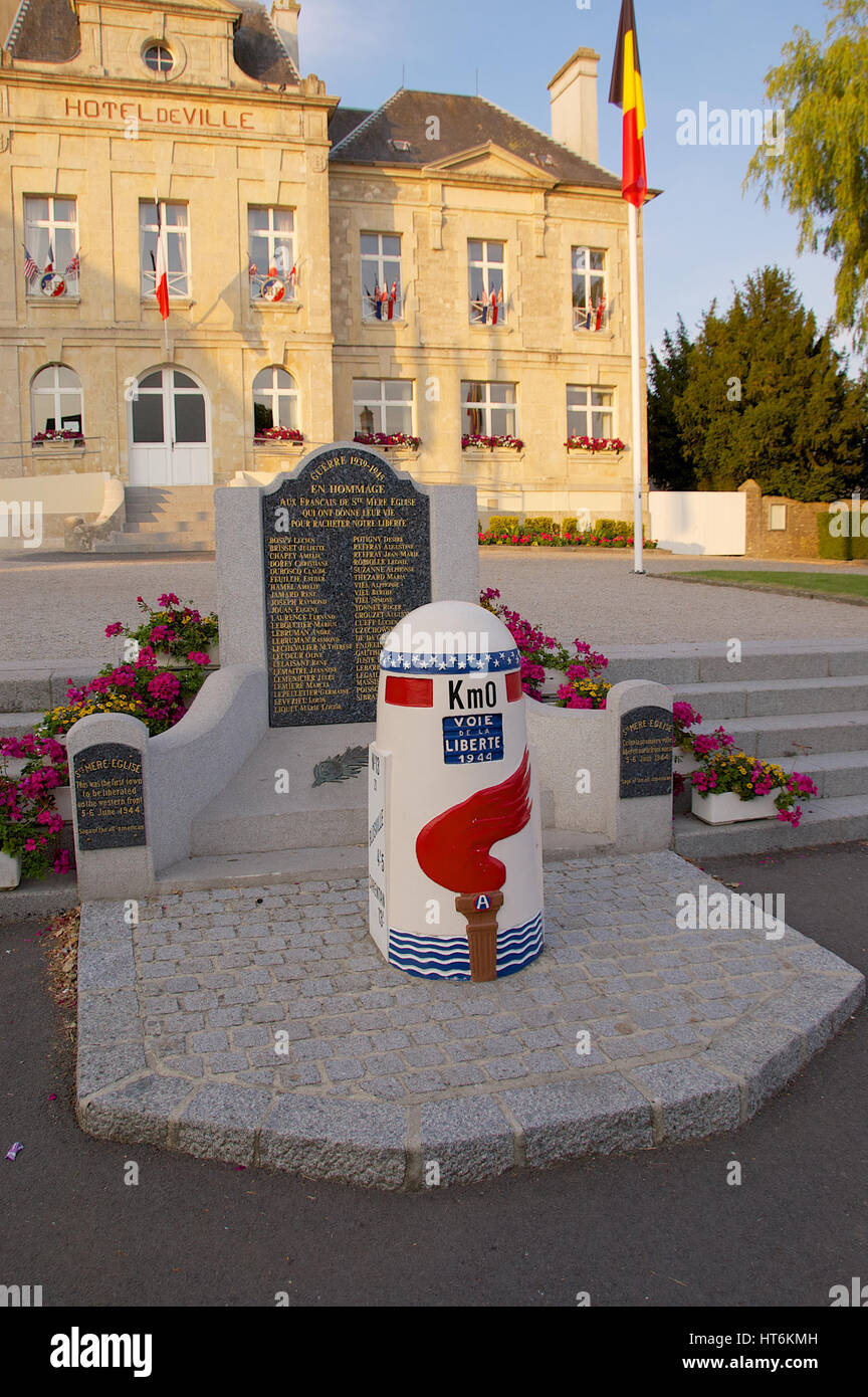 SainteMèreÉglise, Normandie, France Photo Stock Alamy