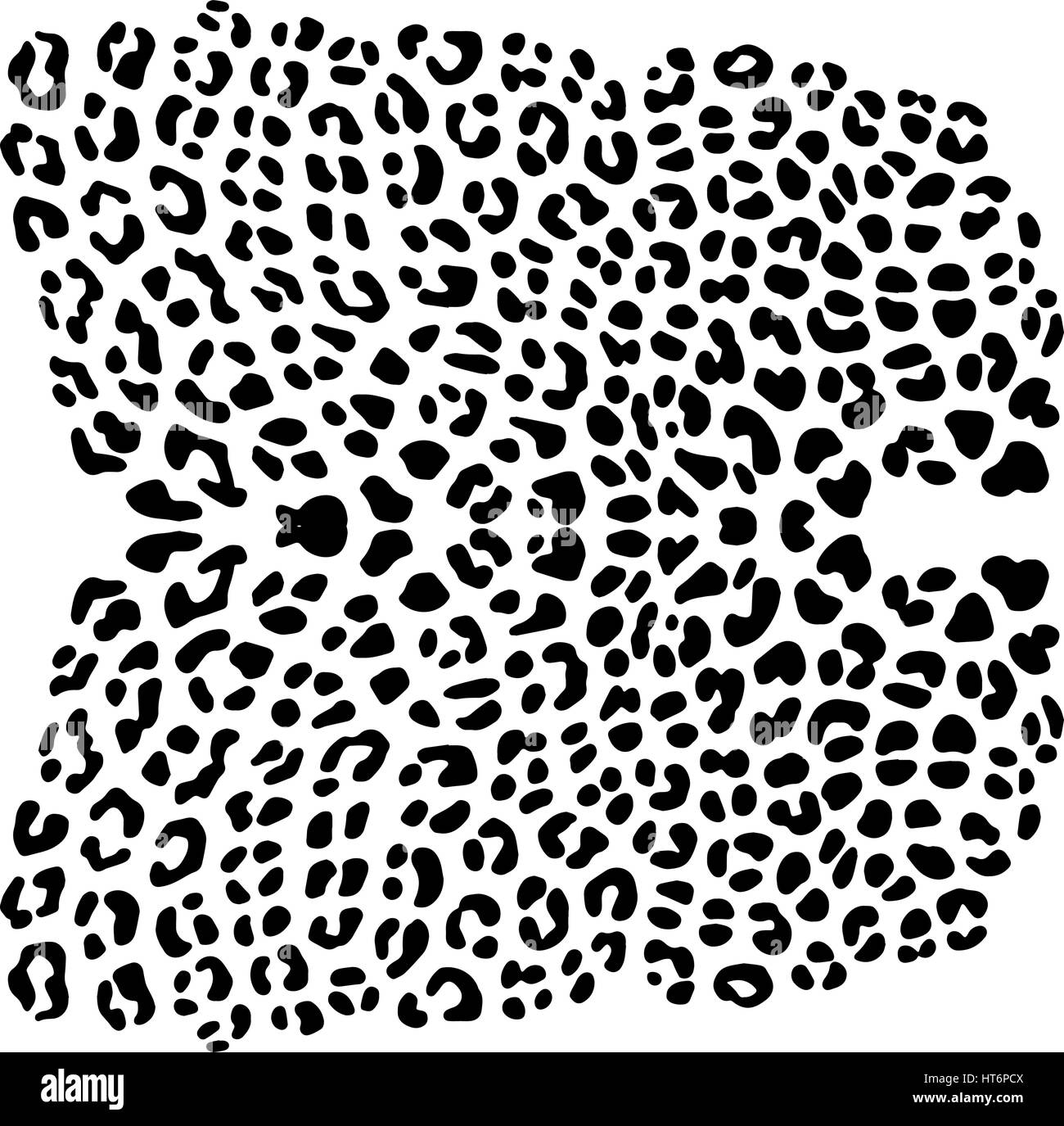 Vector background motif peau de Leopard Illustration de Vecteur